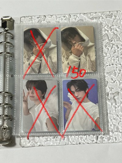 小卡回血售😭原價3450全收2700送一疊小卡（隨機但可以告訴我推誰