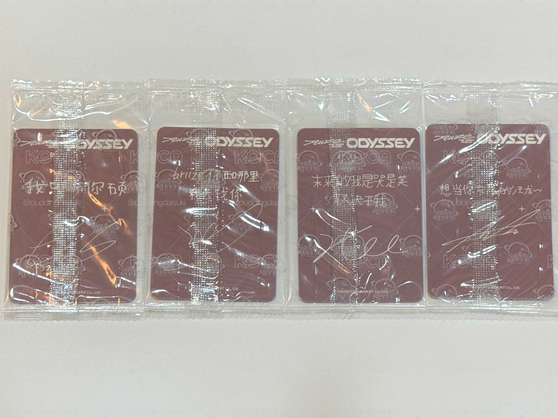 RIIZE｜正規一 Odyssey 星河2.0 簽售卡 中背