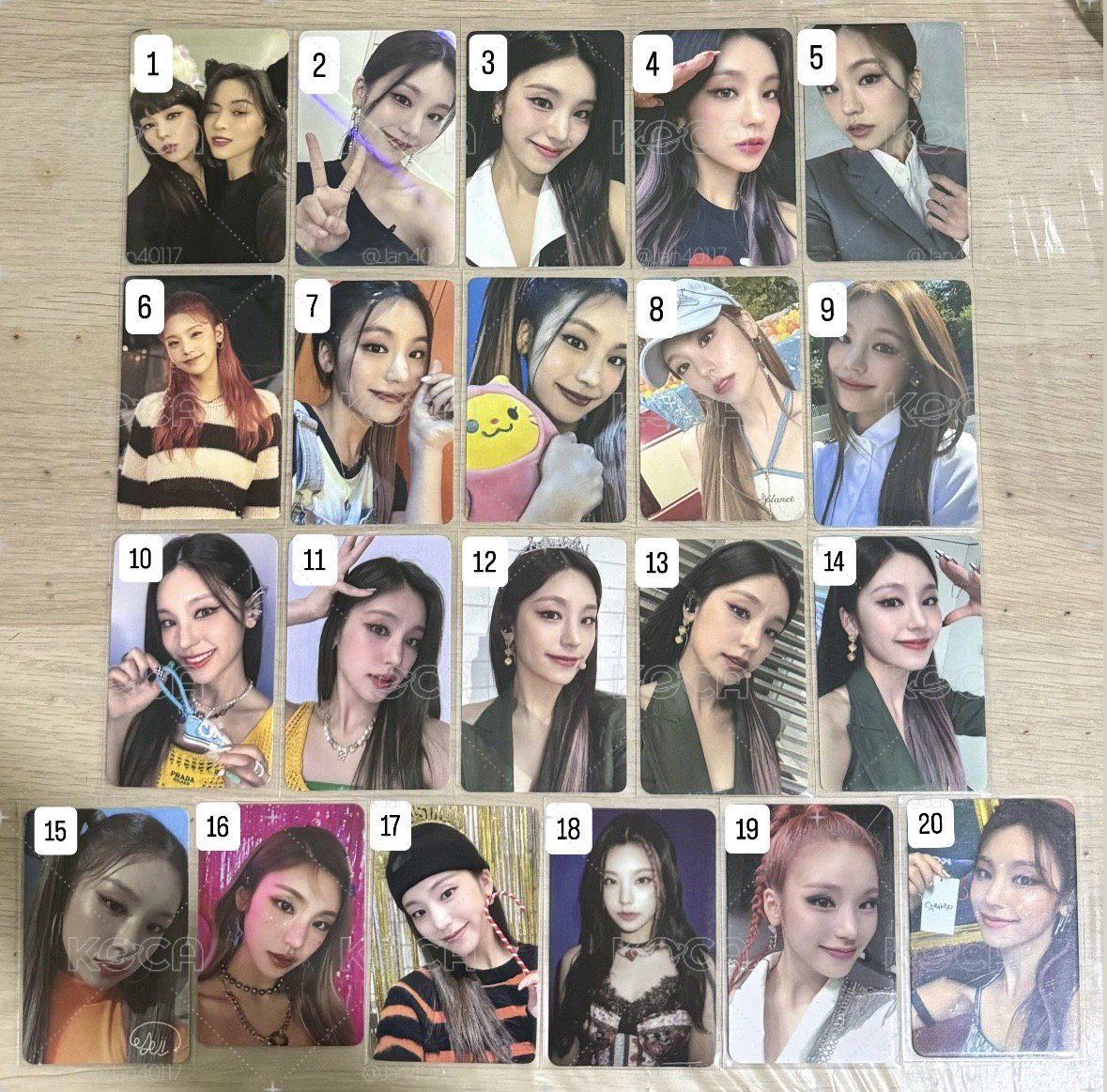 ITZY 黃禮志小卡 單出區