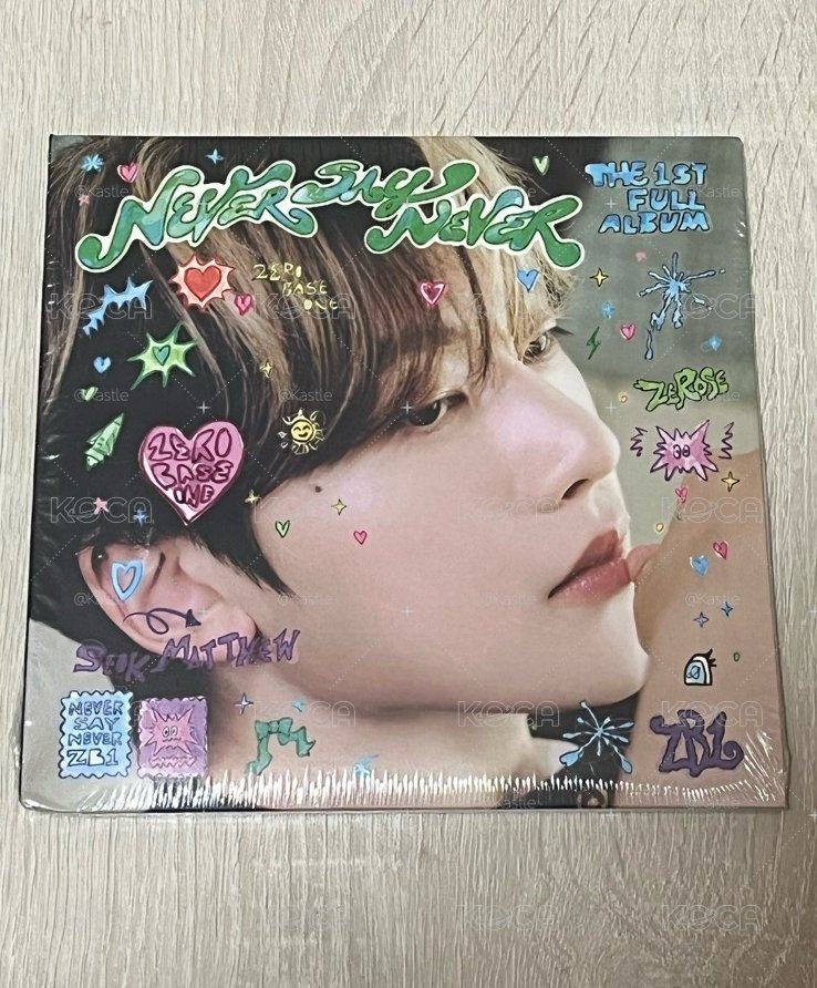 ZB1 [NEVER SAY NEVER] Digipack ver. SEOK MATTHEW 全新未拆專