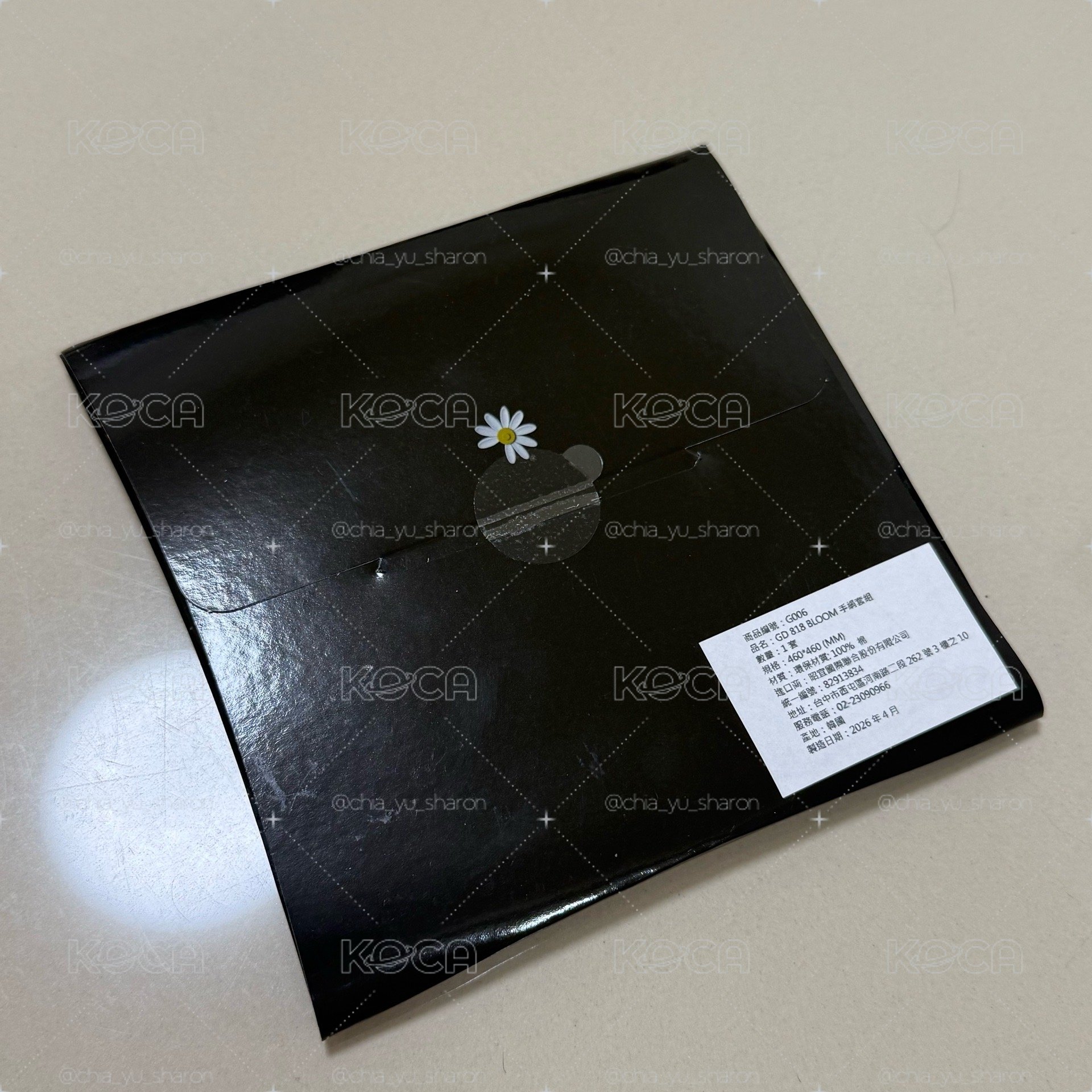 818 bloom GD 權志龍手帕 手絹套組
