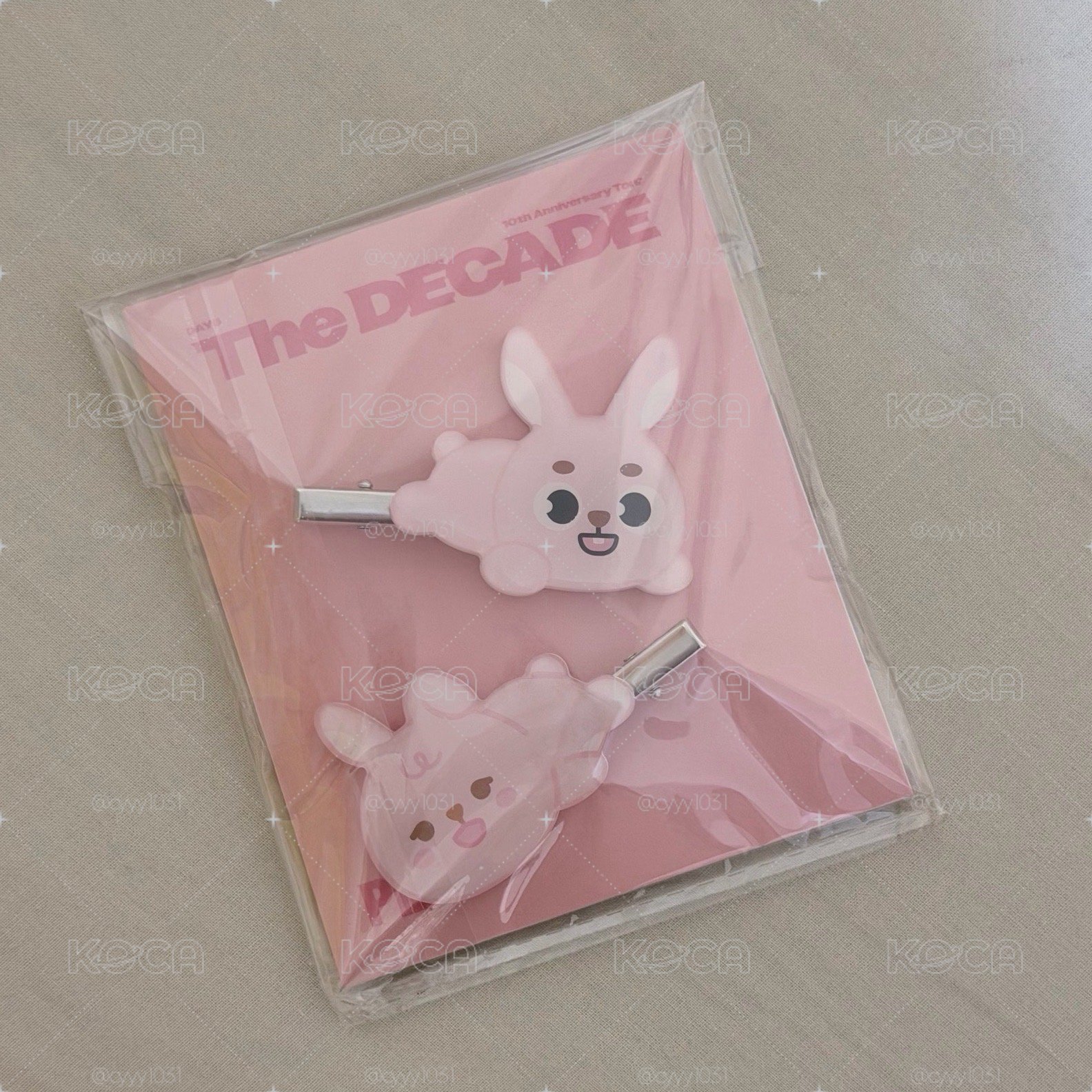 安可場 紅🐰+地方場髮夾