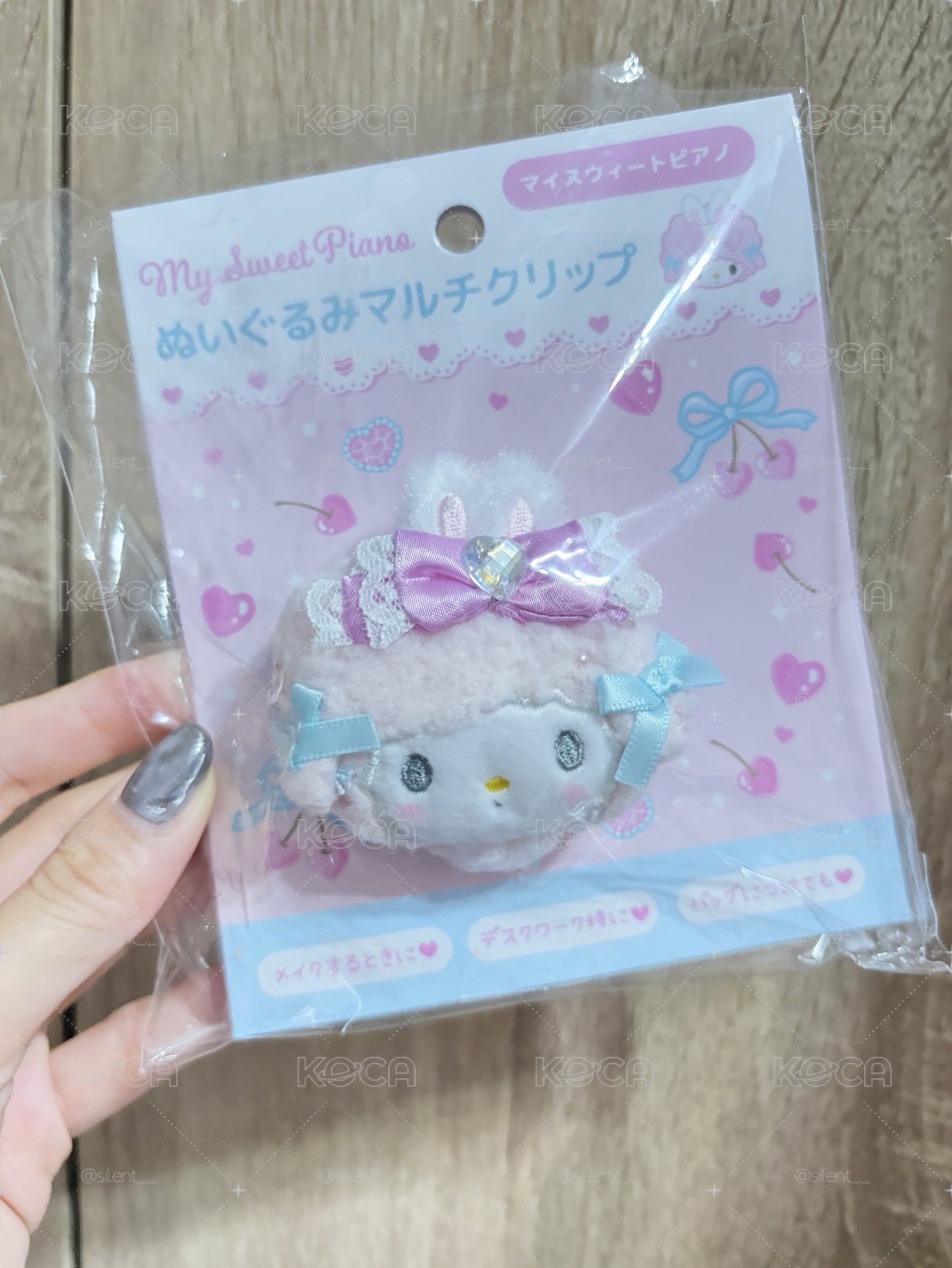 長腿芭蕾彼安諾髮夾