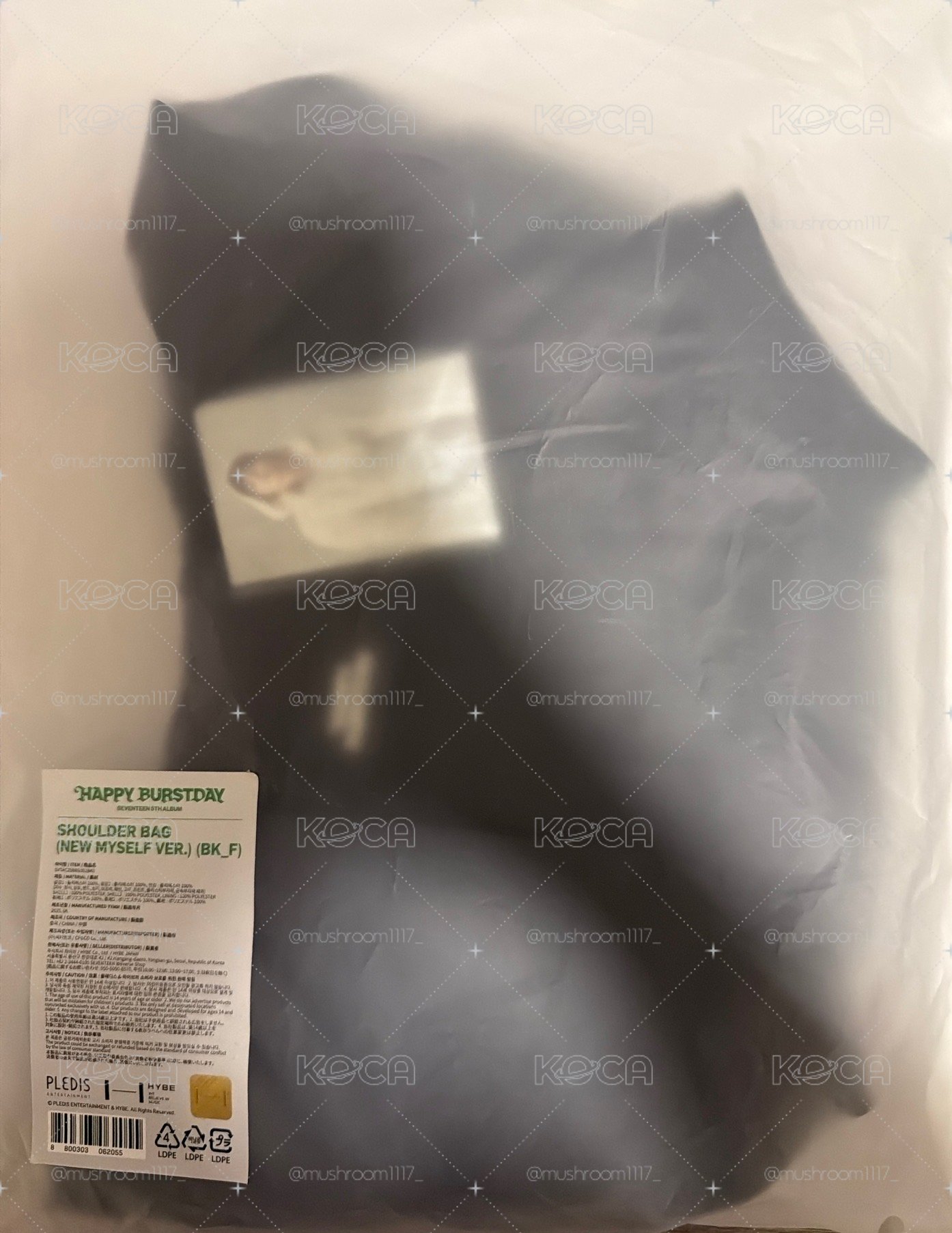 現貨 全新 SEVENTEEN 十週年包包 含一套卡