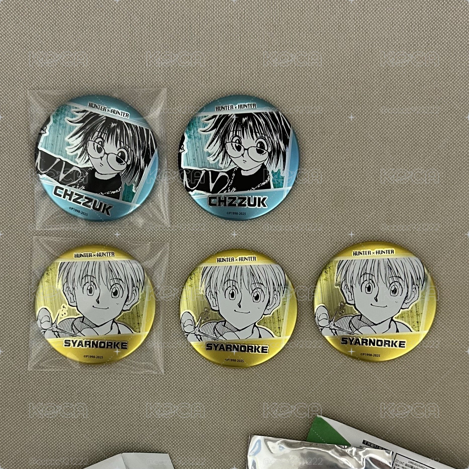 HUNTERxHUNTER 獵人 浮雕徽章