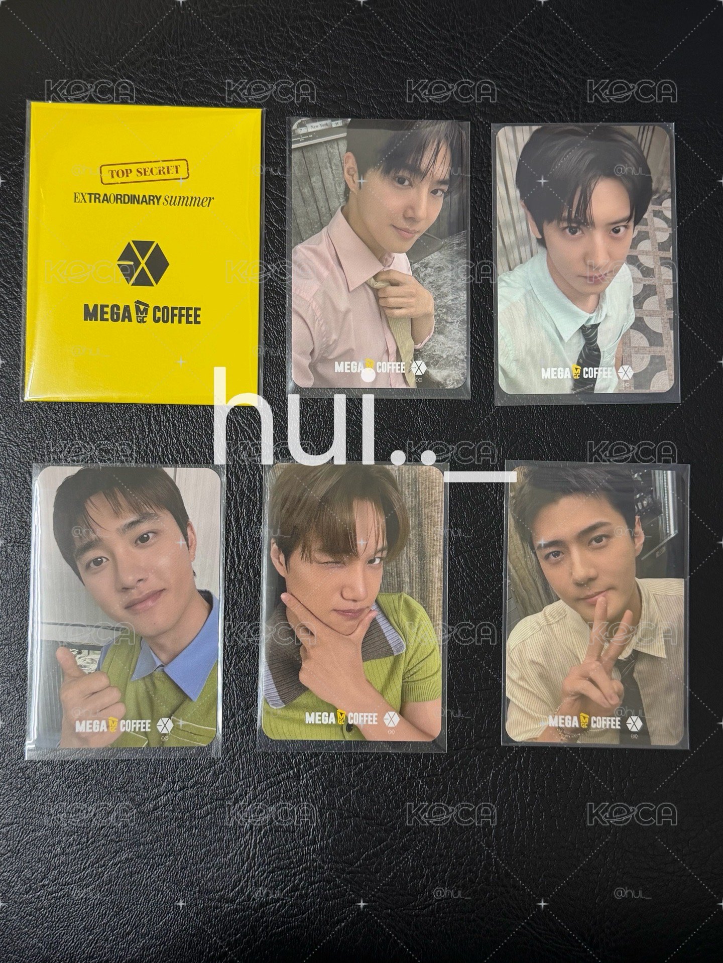 EXO Mega coffee小卡-現貨