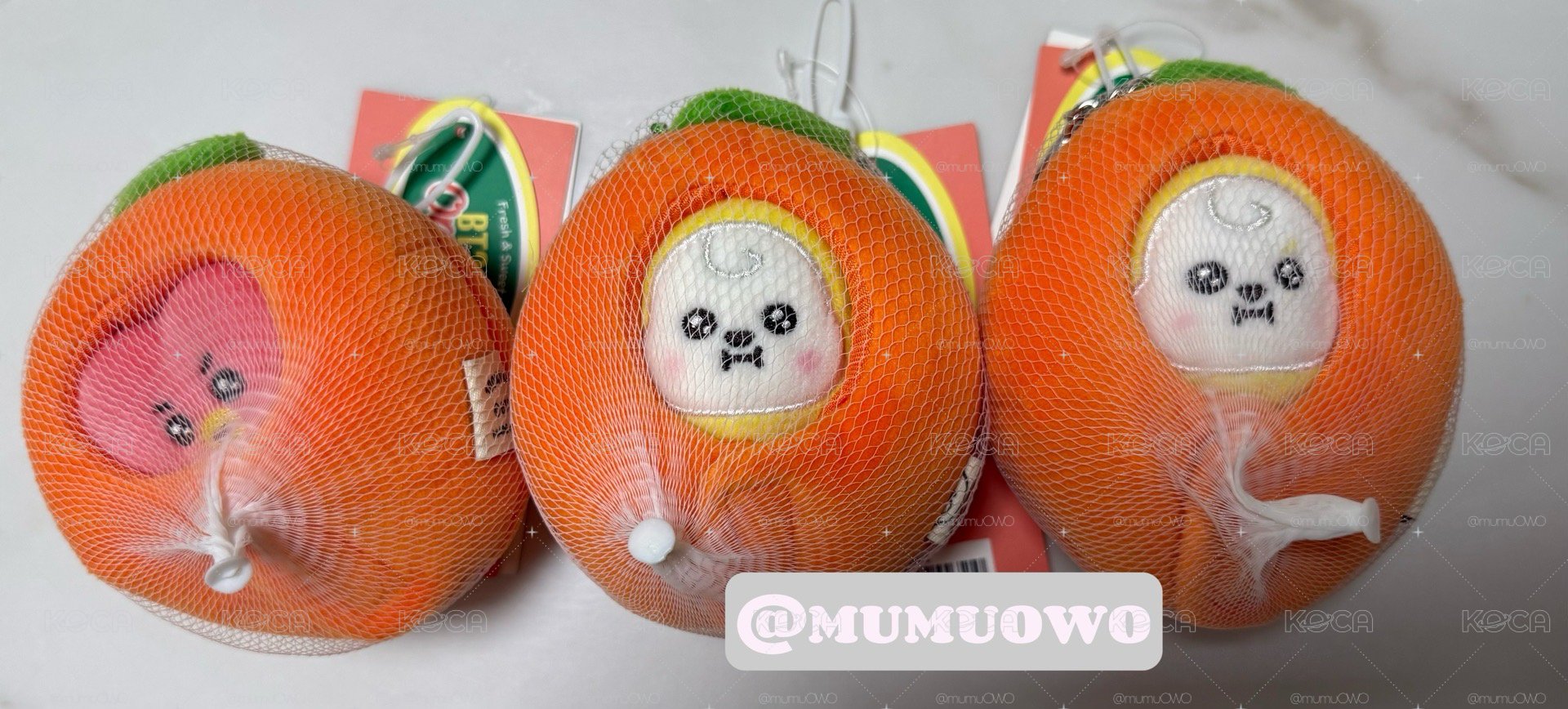 現貨 BT21 橘子派對鑰匙圈