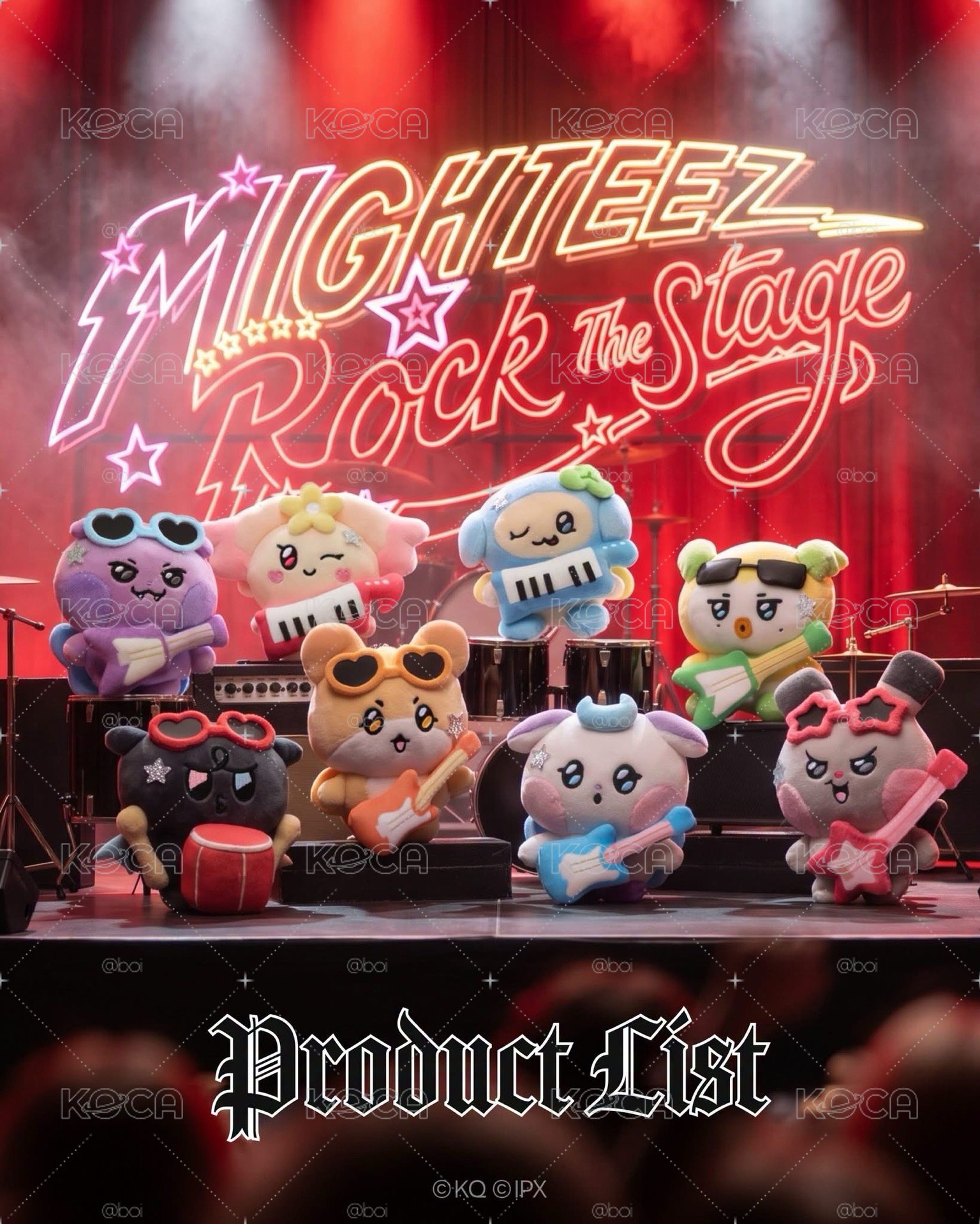🎸搖滾Mighteez 9/18台灣線下代購）