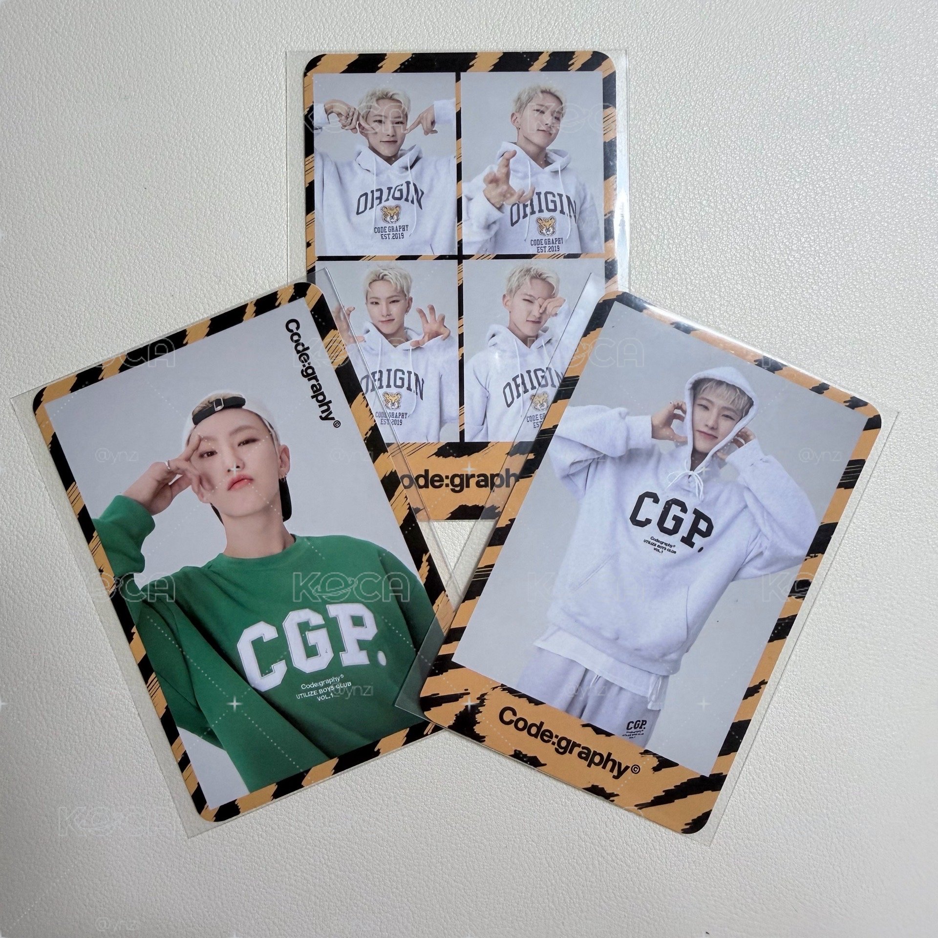代言 代言卡 x CGP 黃版set