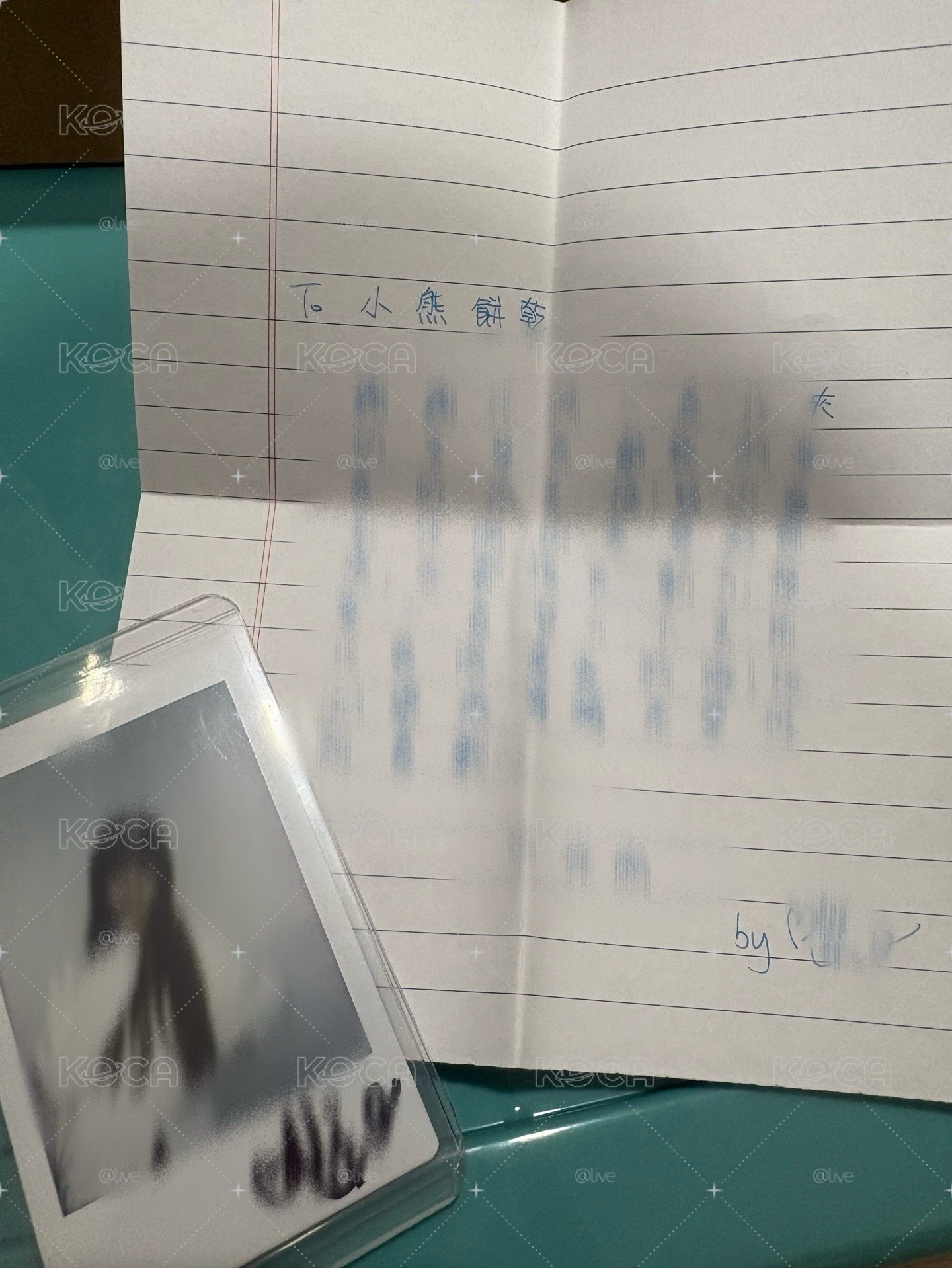 未來少女專輯限量未公開拍立得+手寫信