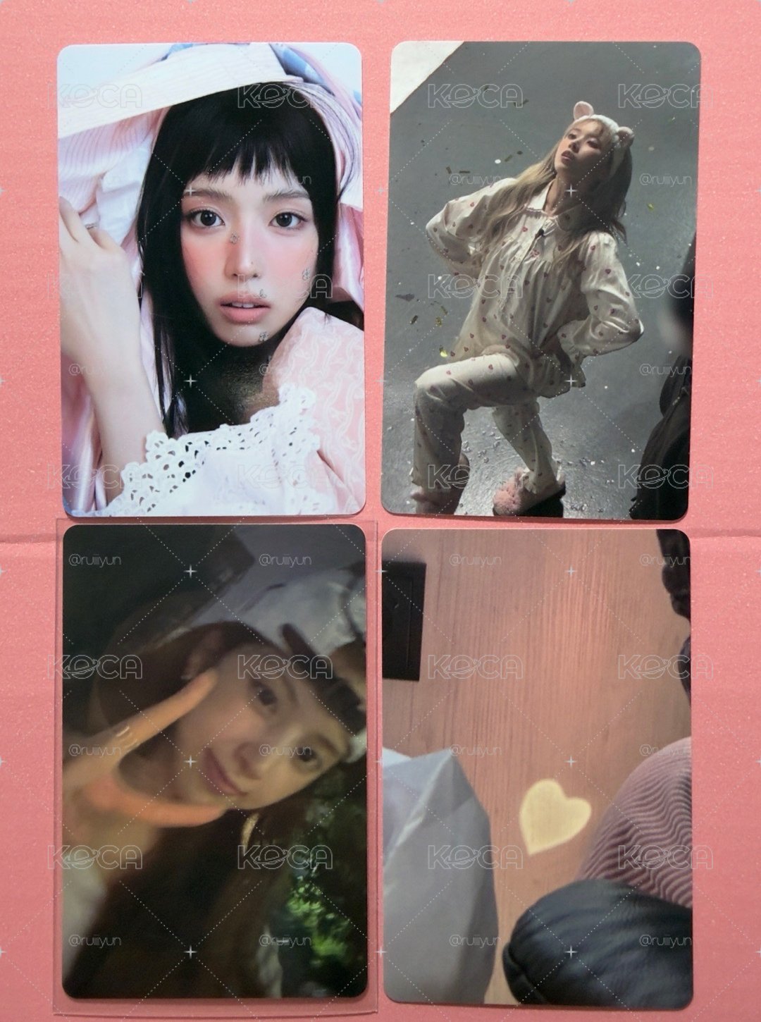Jiwoo 電子專 專輯卡