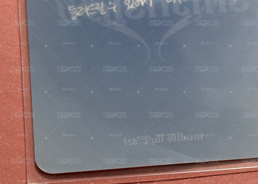 Jiwoo 專輯卡 4張