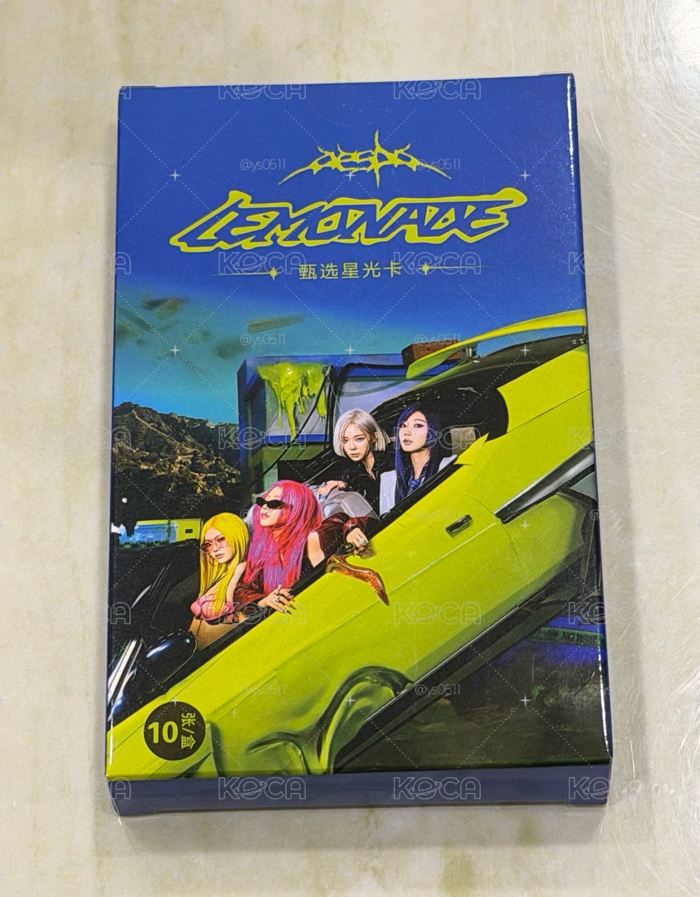 現貨❗️aespa LEMONADE QQ音樂星光卡 盒裝小卡組
