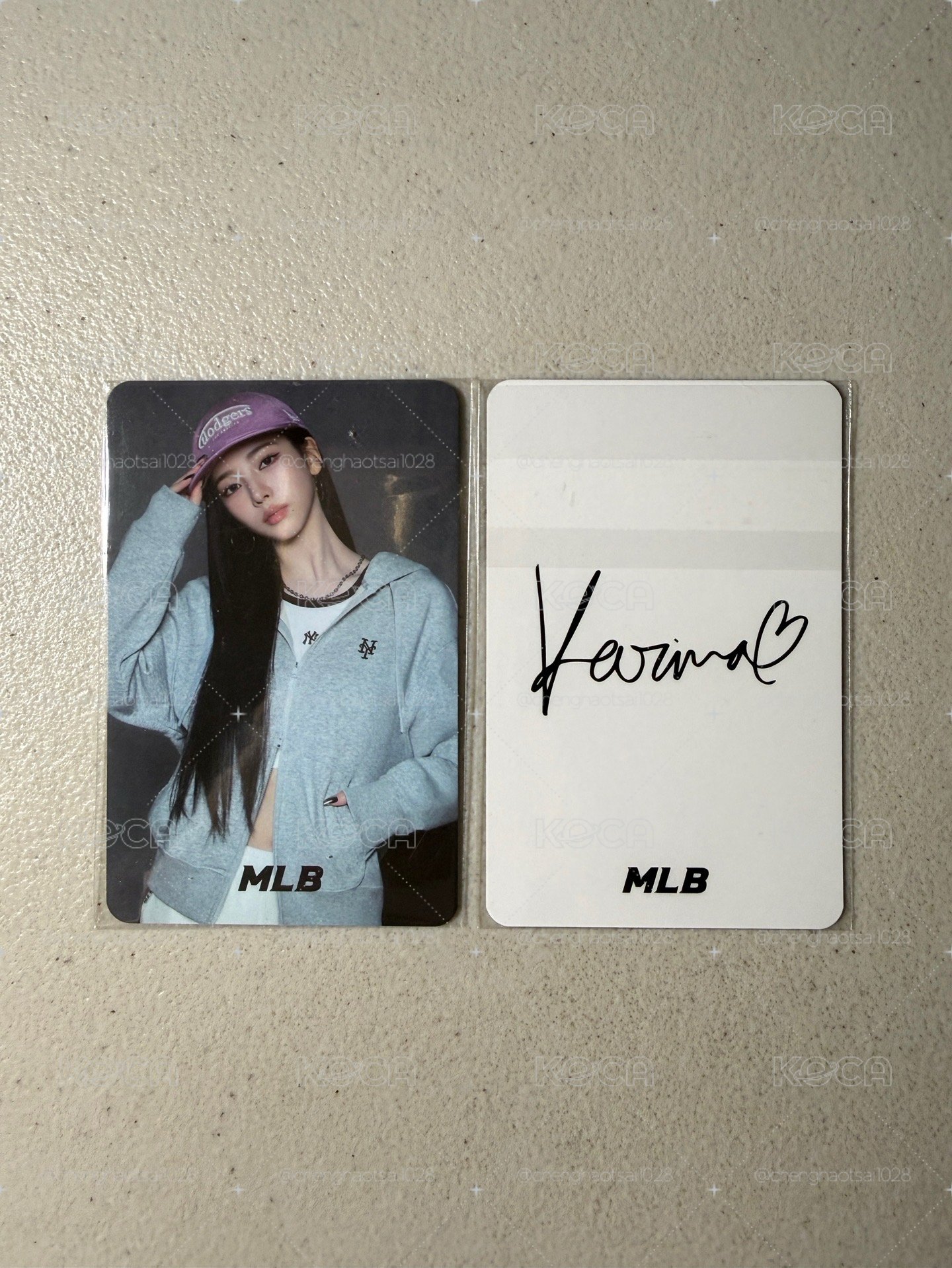 【現貨】Karina MLB代言卡4.0