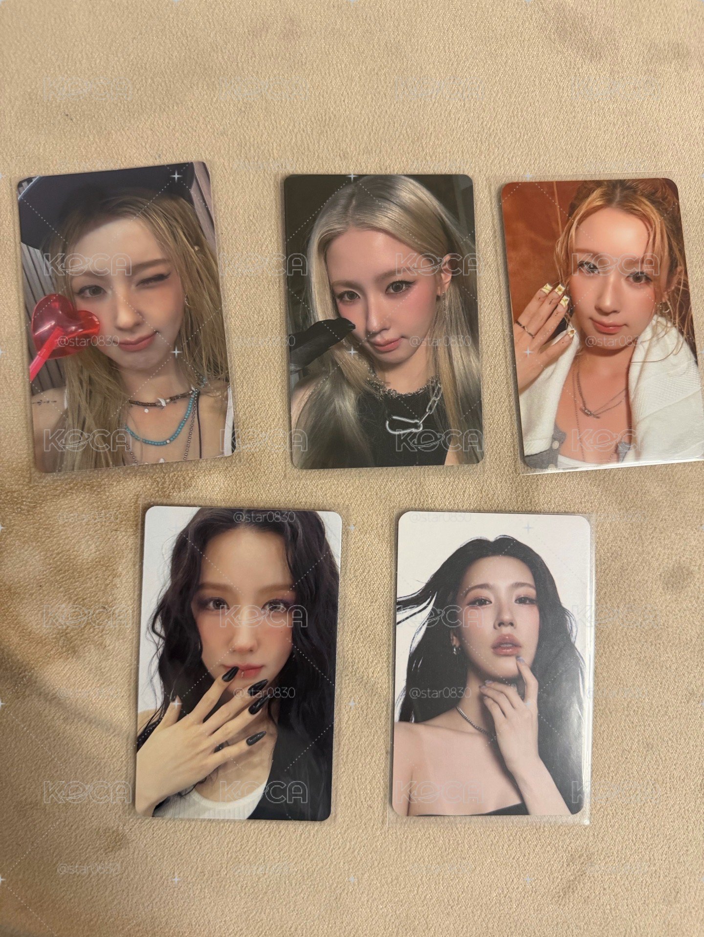 i-dle 麵 （5張）