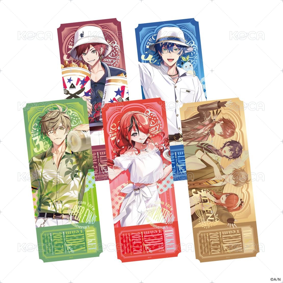 エデン組 5th Anniversary Card sleeves (set) | ローレン・イロアス