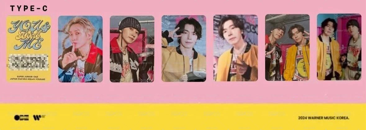 D&E You&Me C版小卡全套