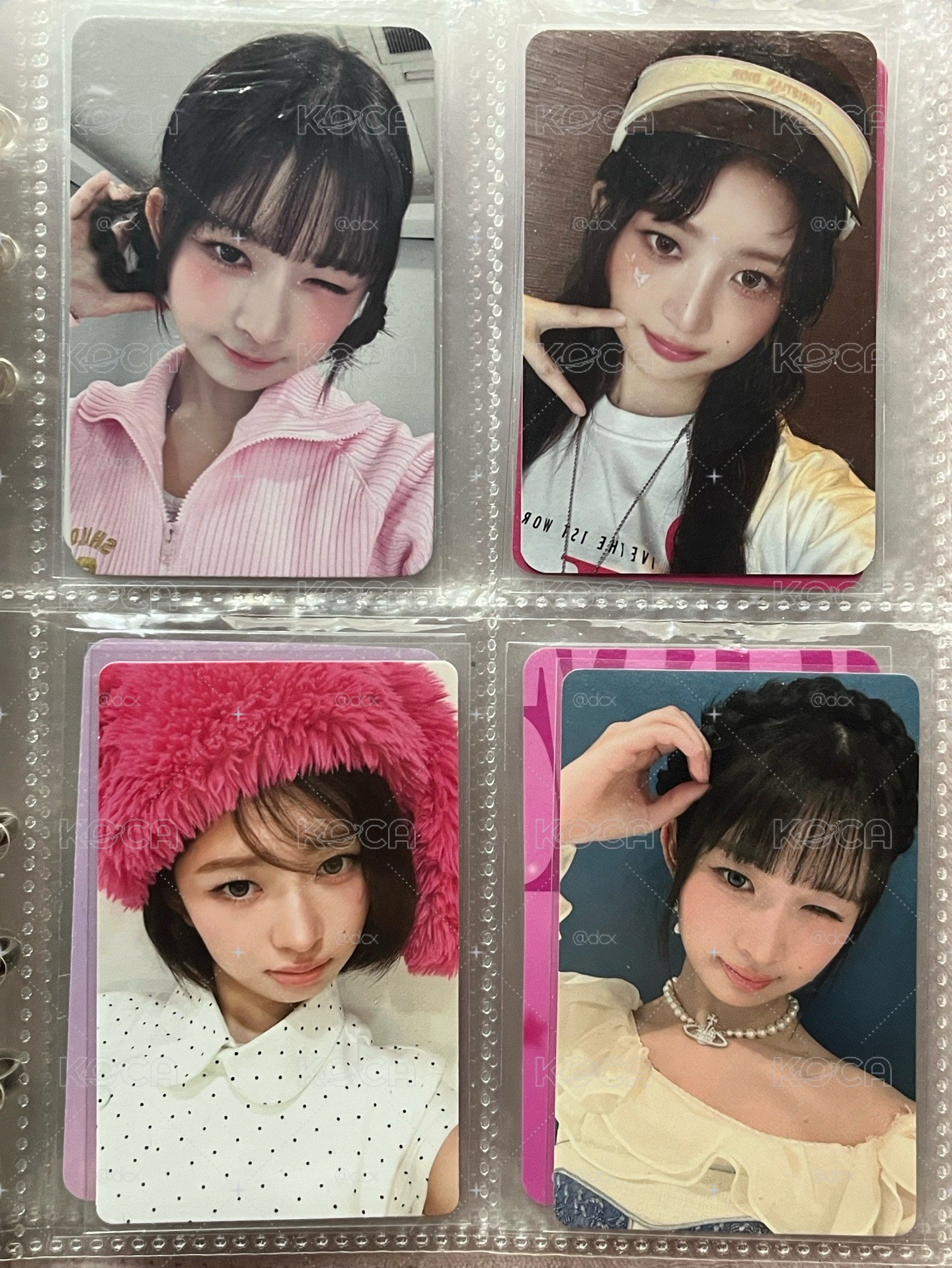 IVE 直井怜 Rei 四宮格小盤