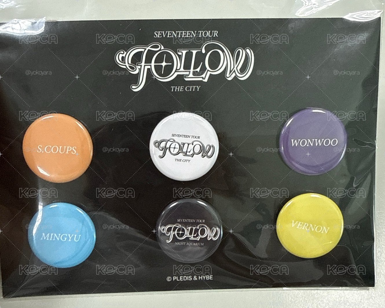 ‘FOLLOW’ The City Night Aquarium 徽章組_Hiphop team