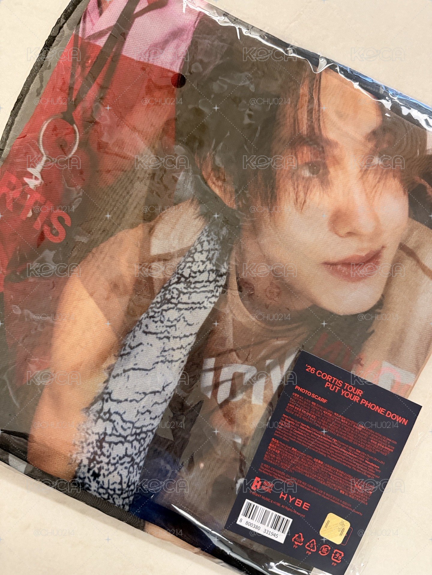 26CORTIS PAPT圍巾