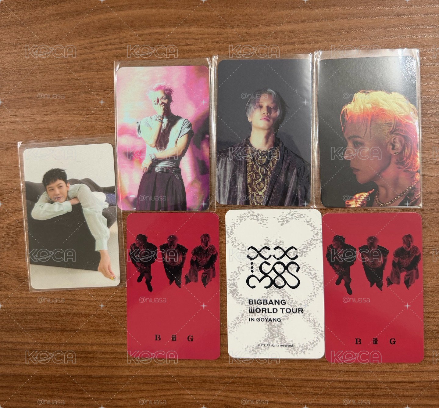 一套就是七張