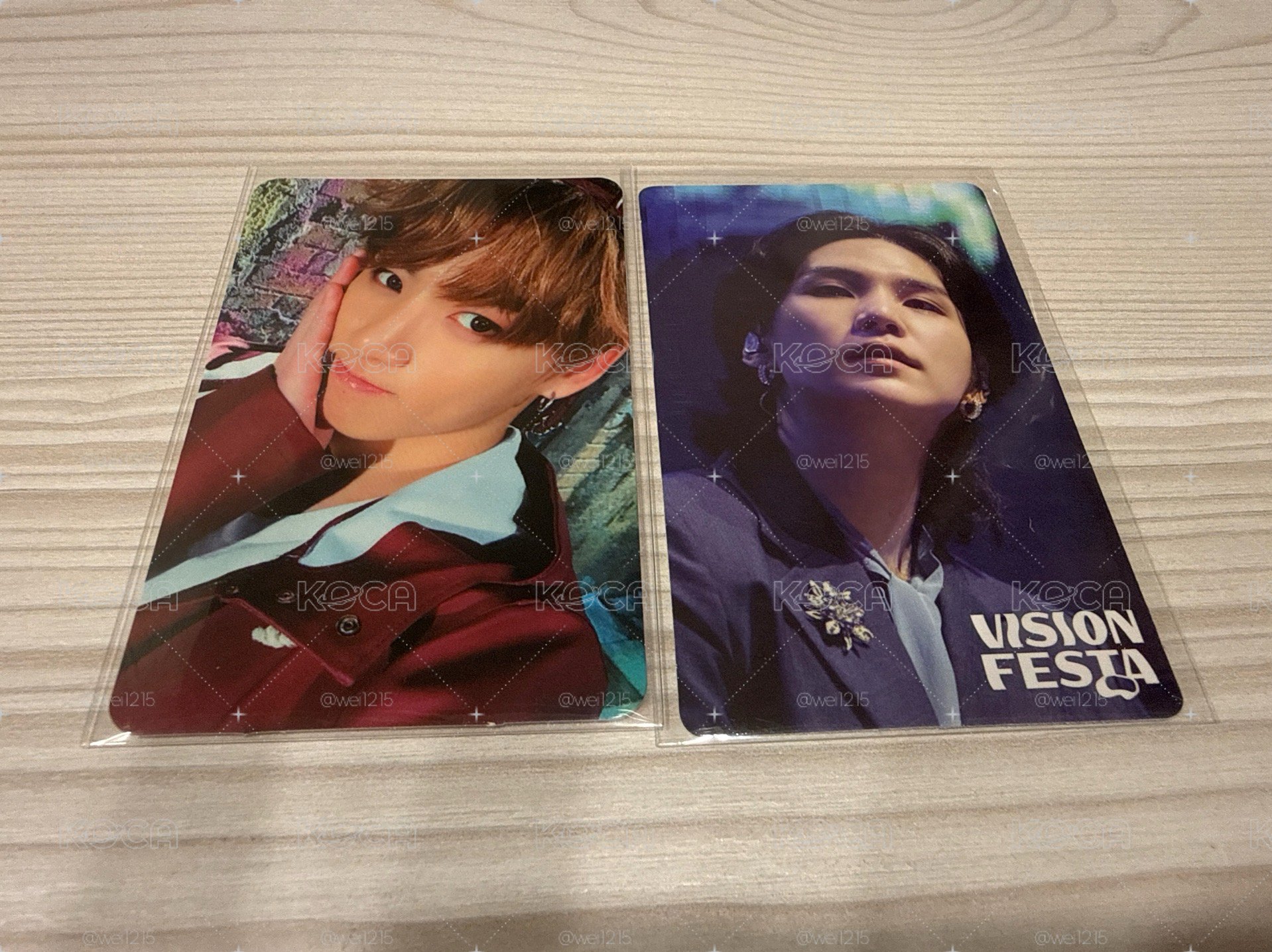 JK早期專卡+suga展覽卡