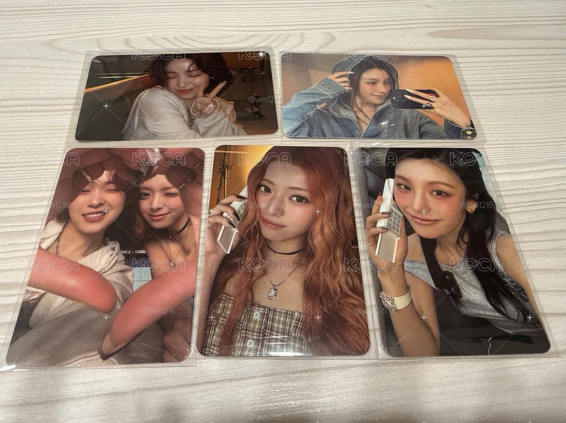 itzy 專卡5張