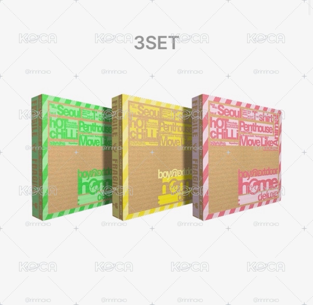 Home DELUXE 未拆專🏠一套三張