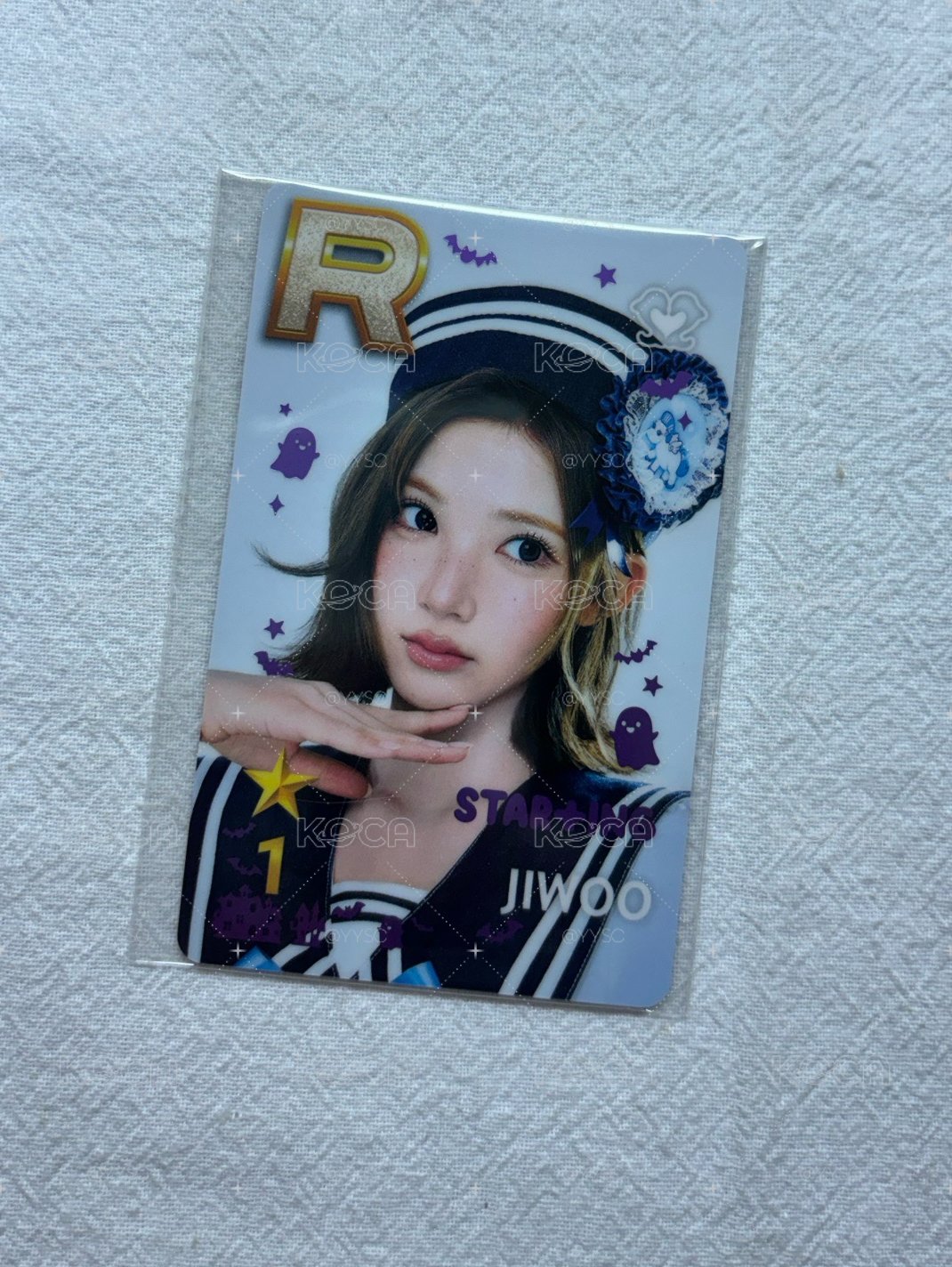 Jiwoo 迷二 26萬聖節 遊戲卡 