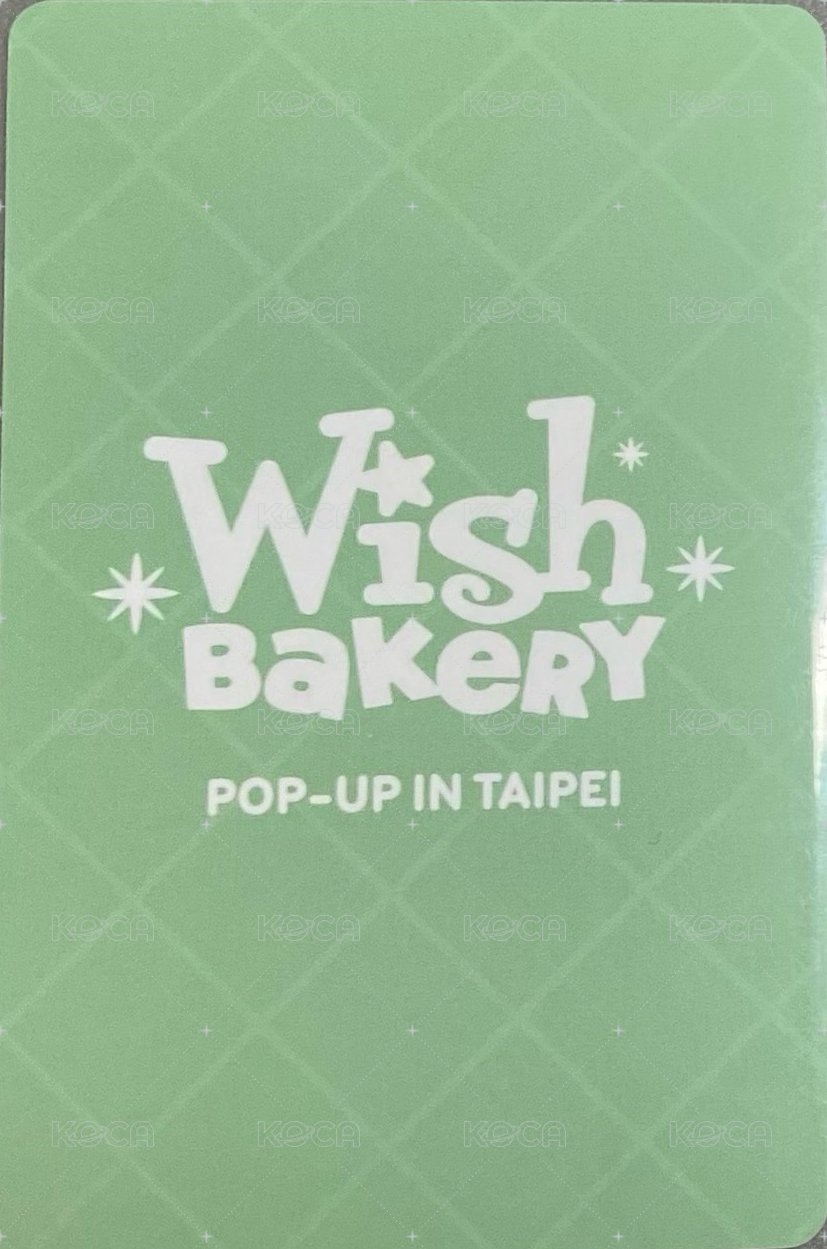 WISH Bakery km 台北咖啡廳 周邊卡 餅乾飲料卡 背面