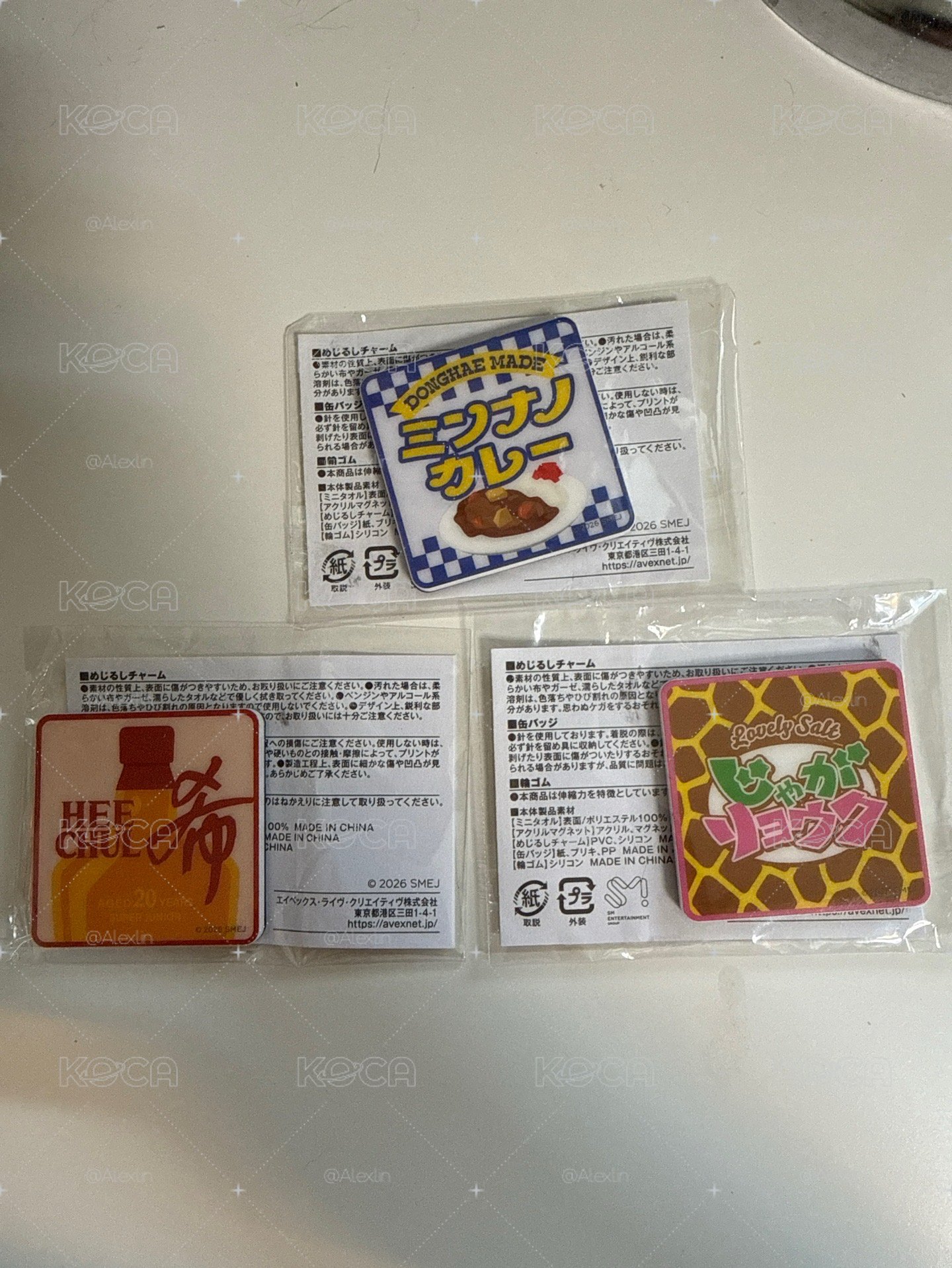日超 冰箱磁鐵三入