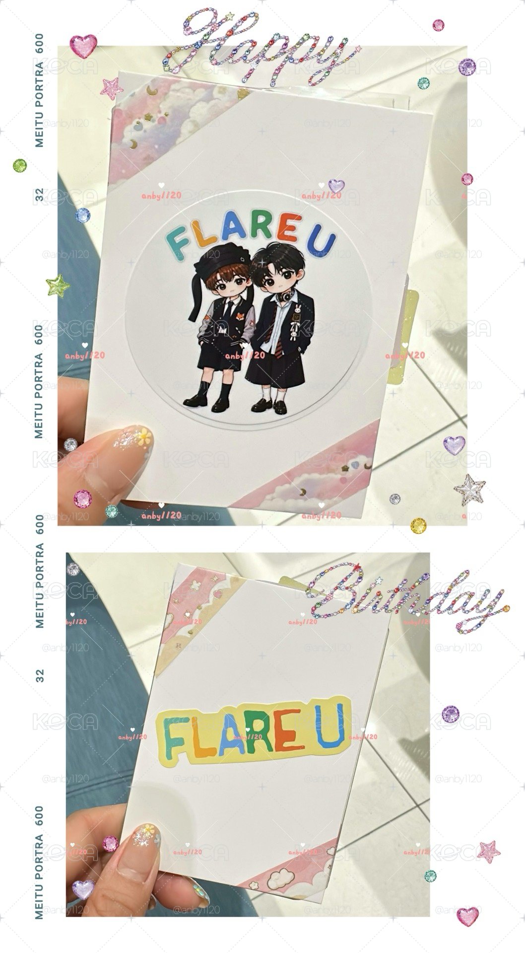 FLARE U 仙女樹立于卡+幸運草立于卡