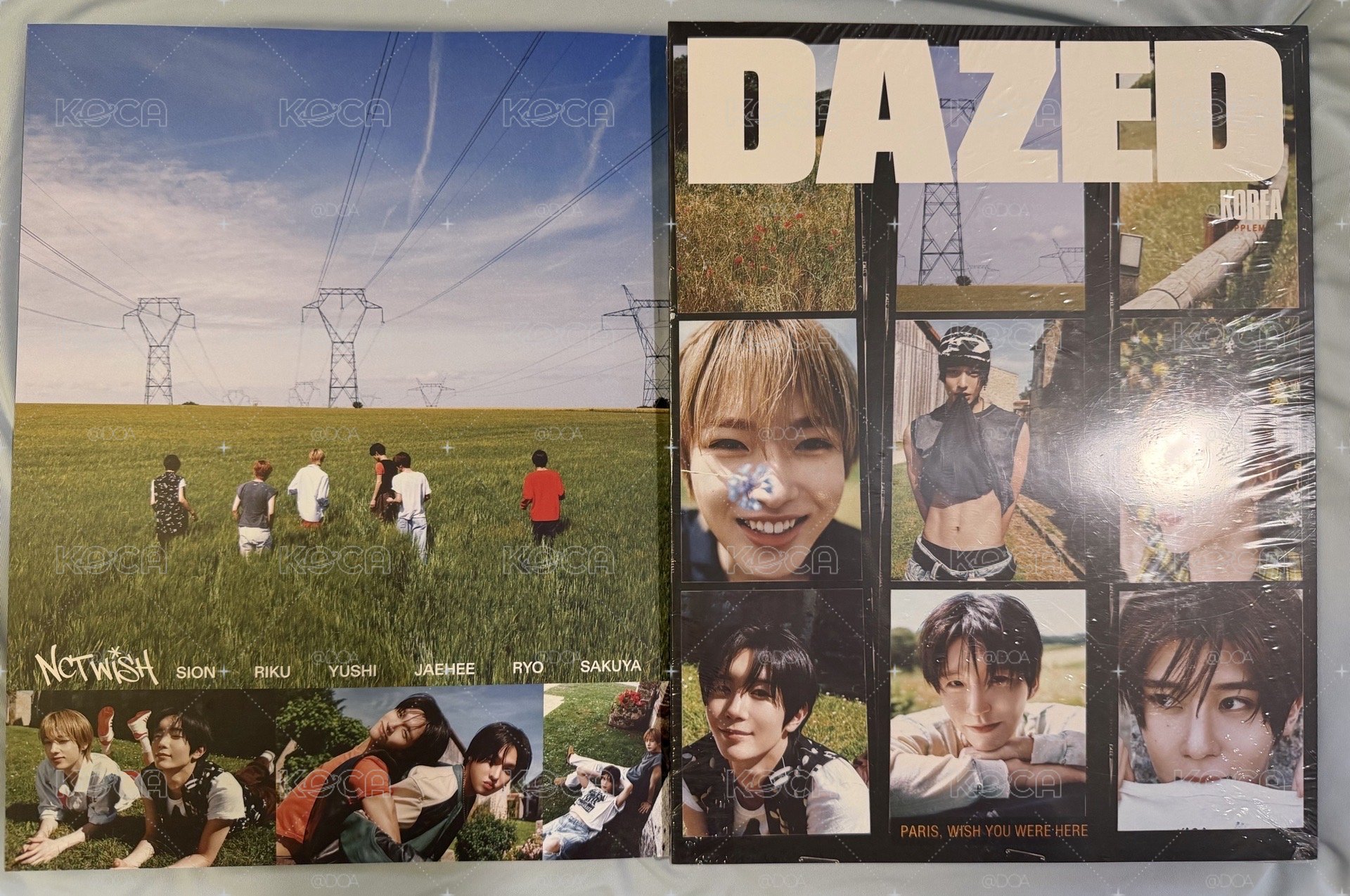 NCT WISH 雜誌 DAZED 附錄寫真書
