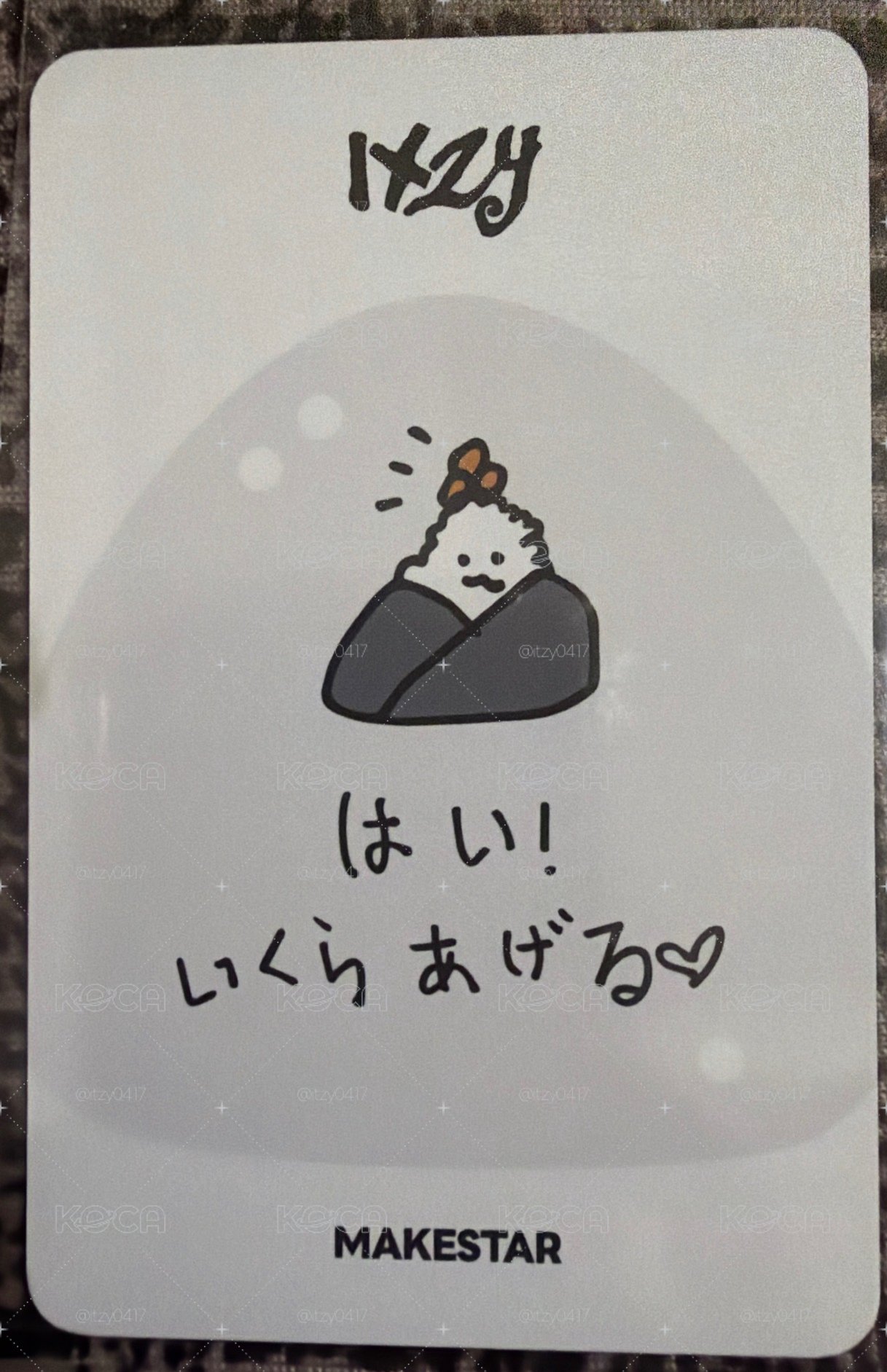 日本簽售卡