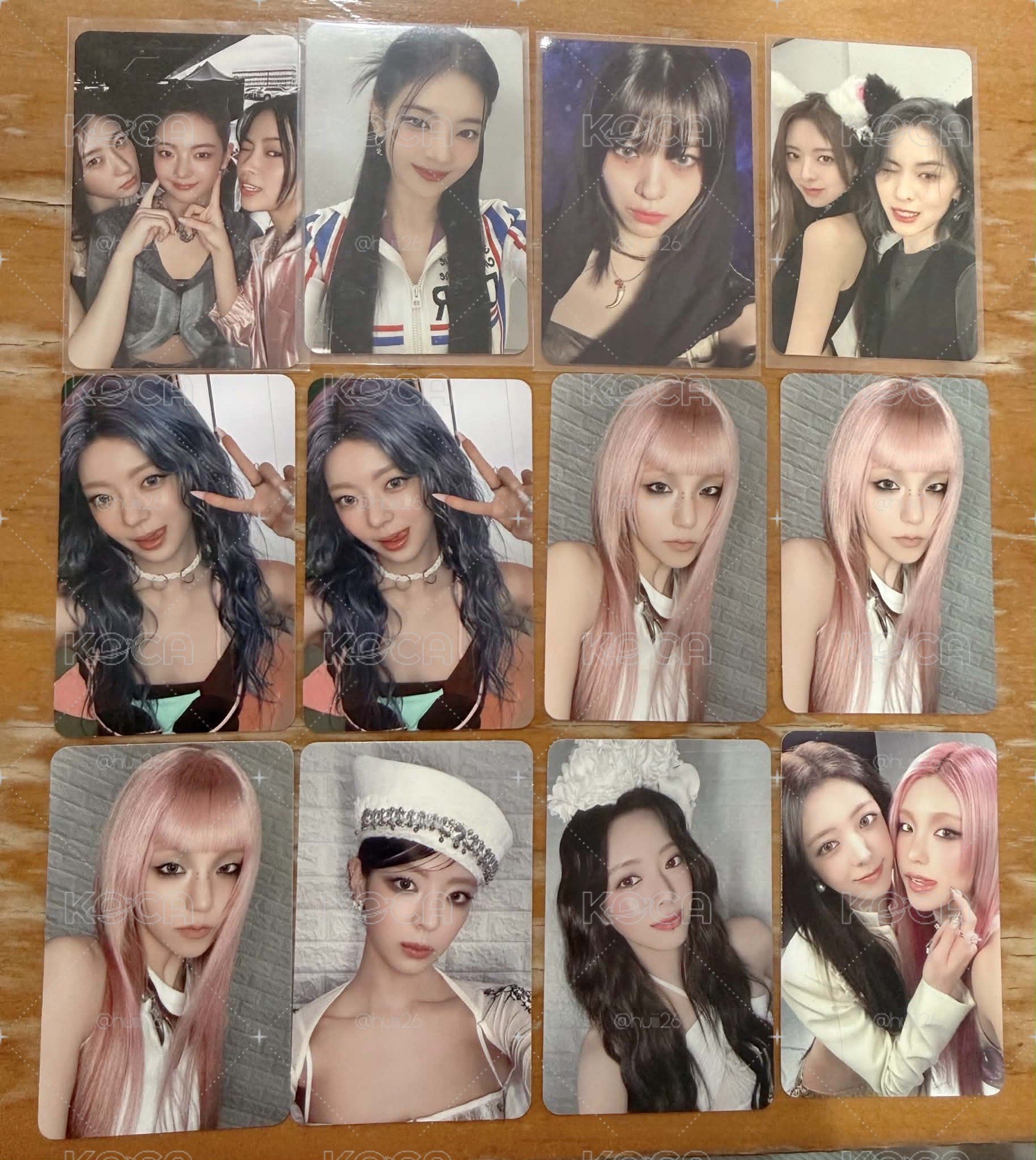 itzy專卡整圖出 填卡冊美卡