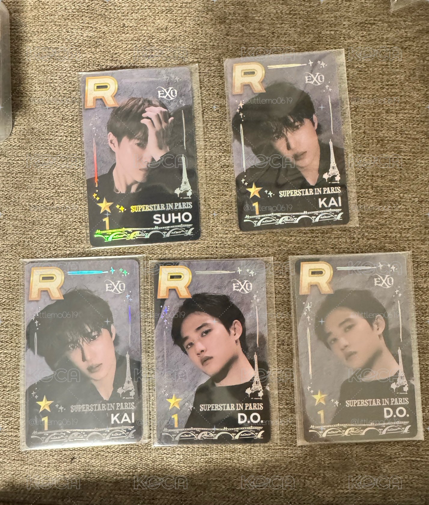 EXO-Reverxe 巴黎 遊戲卡 