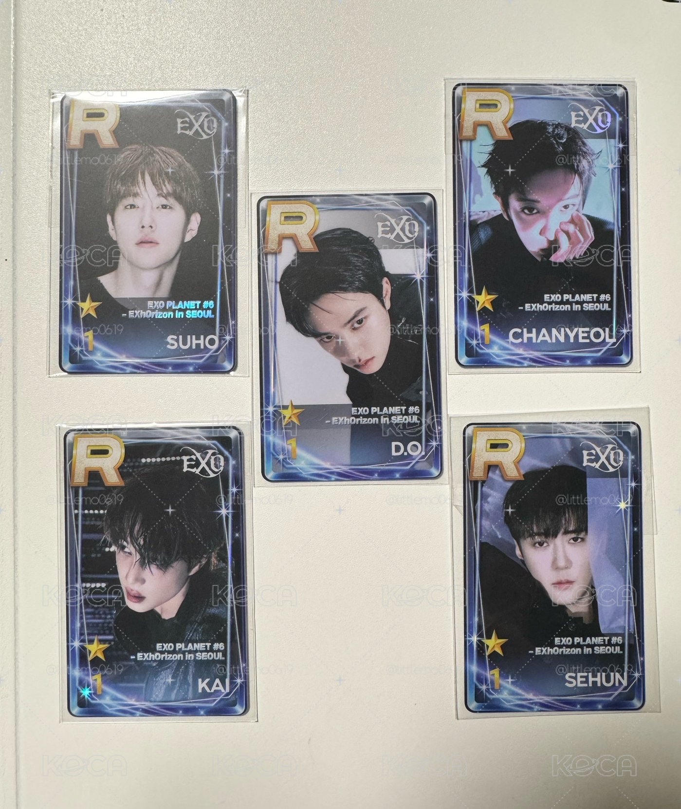 EXO-六巡 首爾場 遊戲卡 