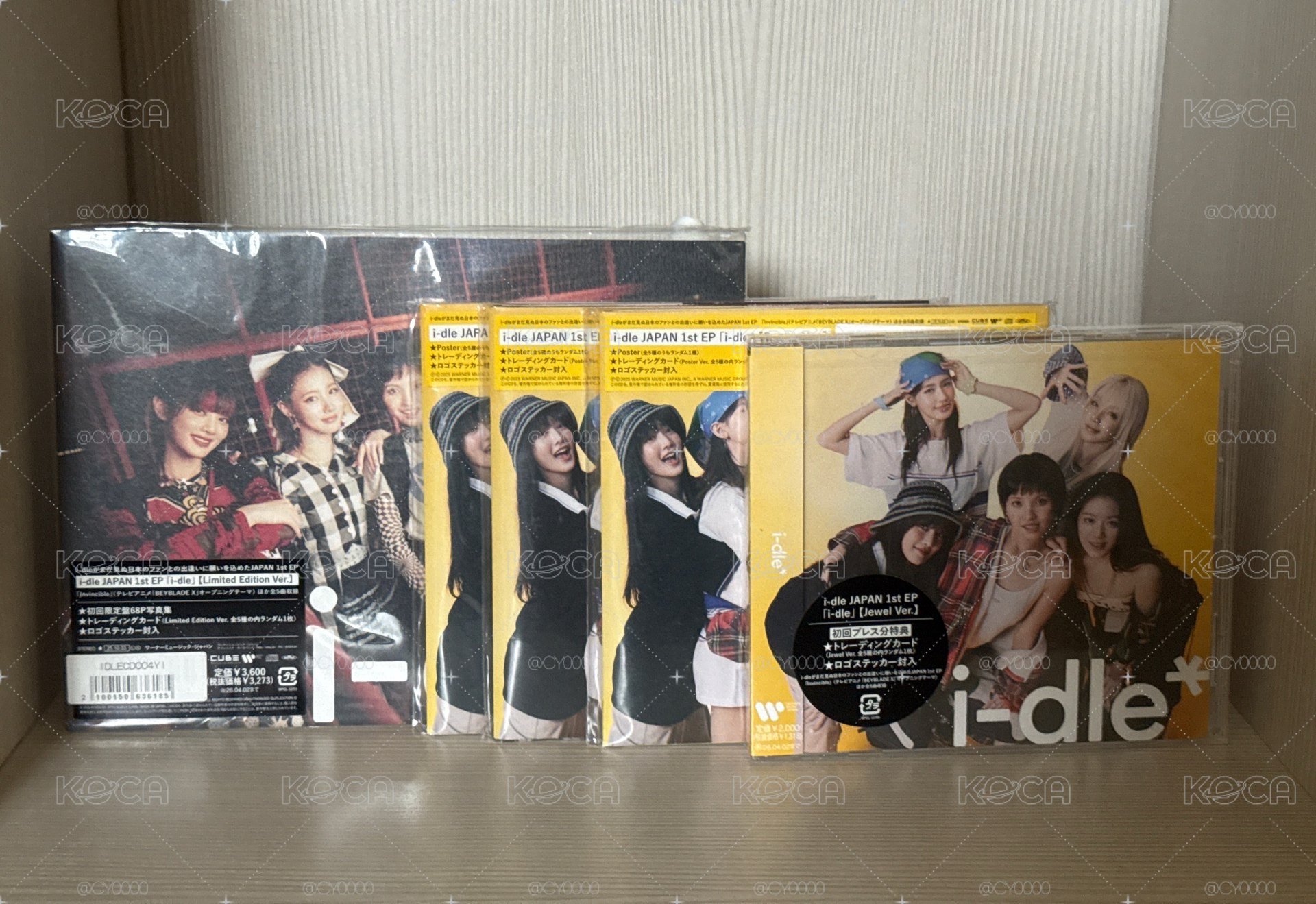 I-dle 日本 1st ep 專輯 全新未拆
