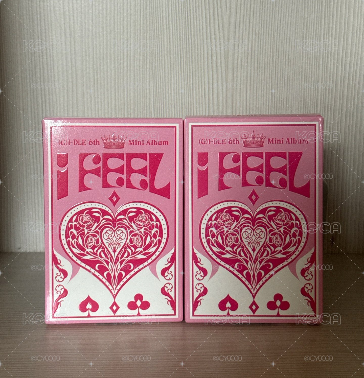 I feel 專輯 QUEEN ver. 撲克牌已拆全專