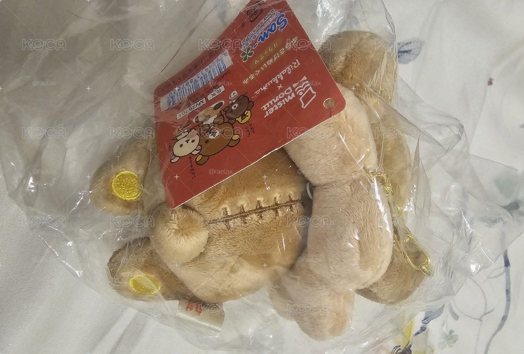Mister donut聯名吊飾 拉拉熊