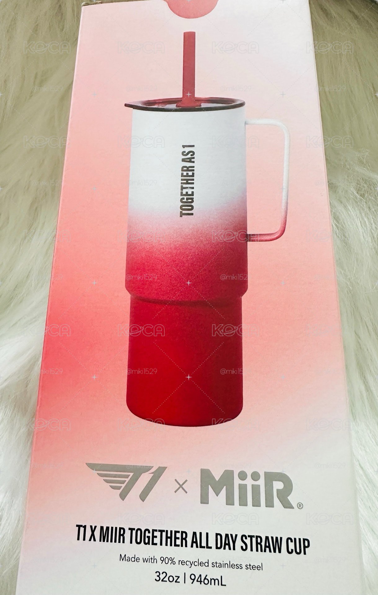 T1 Shop 保溫杯瓶 T1 x MiiR聯名Together All Day吸管保溫杯