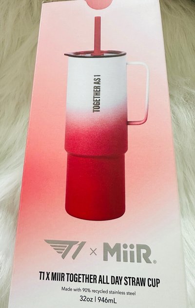 T1 Shop 保溫杯瓶 T1 x MiiR聯名Together All Day吸管保溫杯