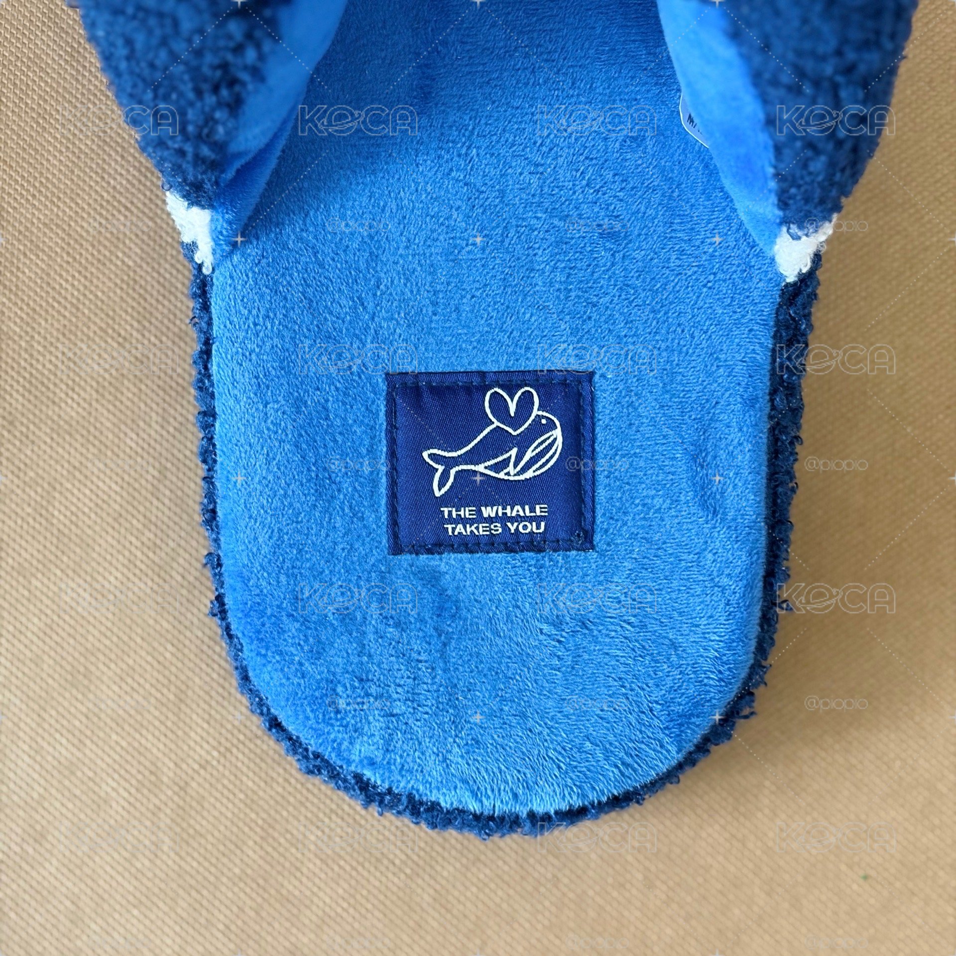 珉赫的鯨魚室內拖鞋（含卡）