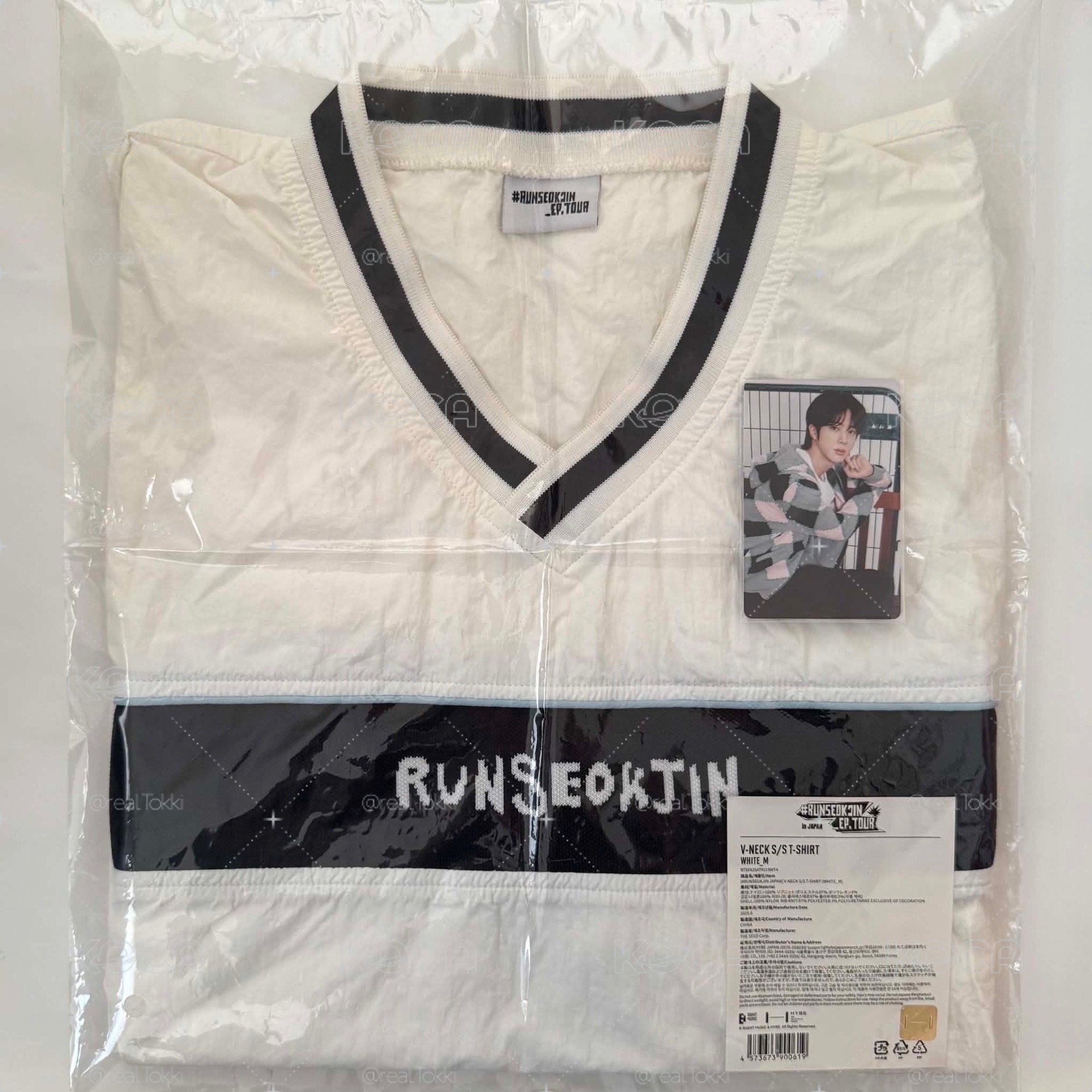 現貨 RUNSEOKJIN in JAPAN 白T（含小卡）