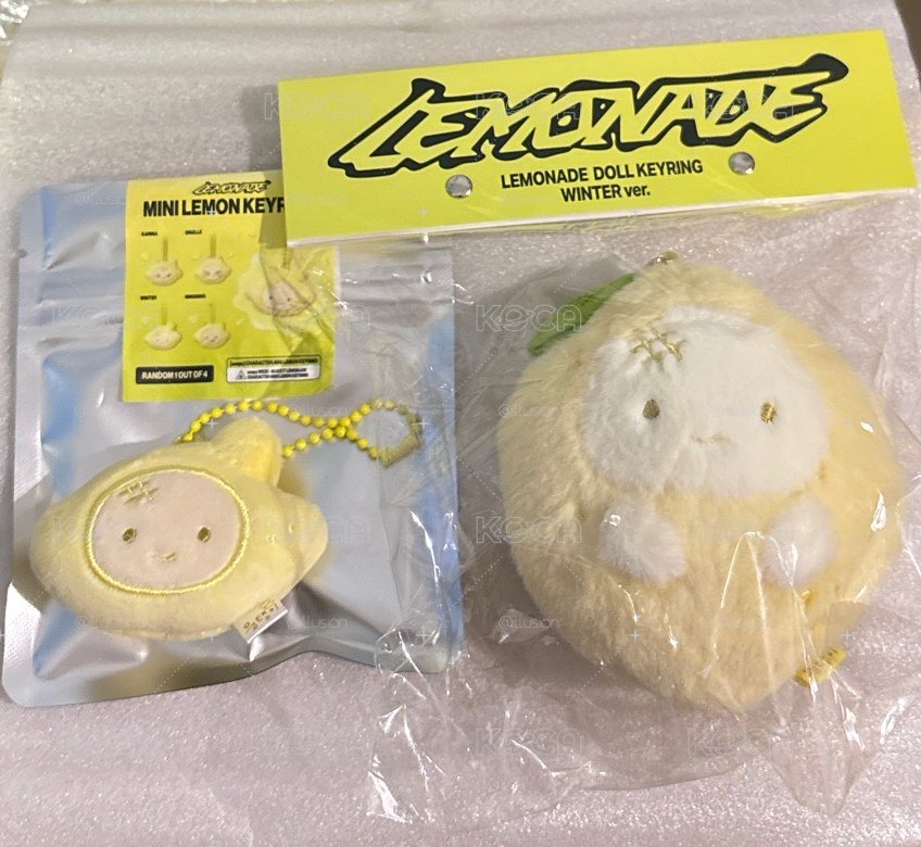 aespa 檸檬娃 扭蛋冬 檸檬冬