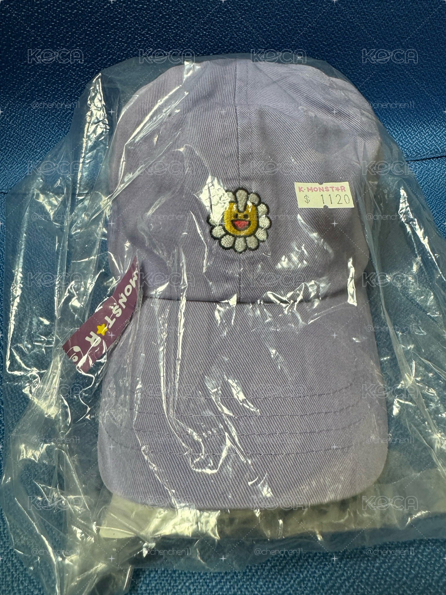 NewJeans x 村上隆聯名 Supernatural 紫色棒球帽 全新