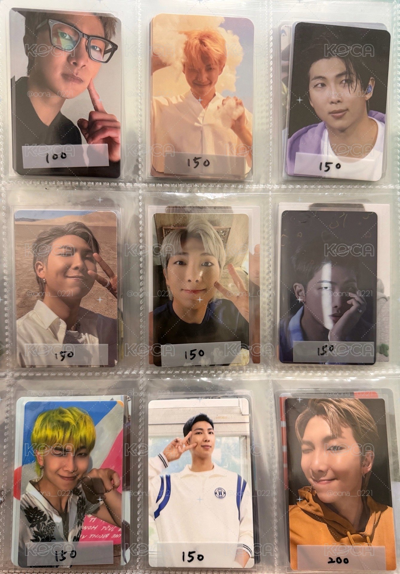 RM 南俊 特典 幸運卡