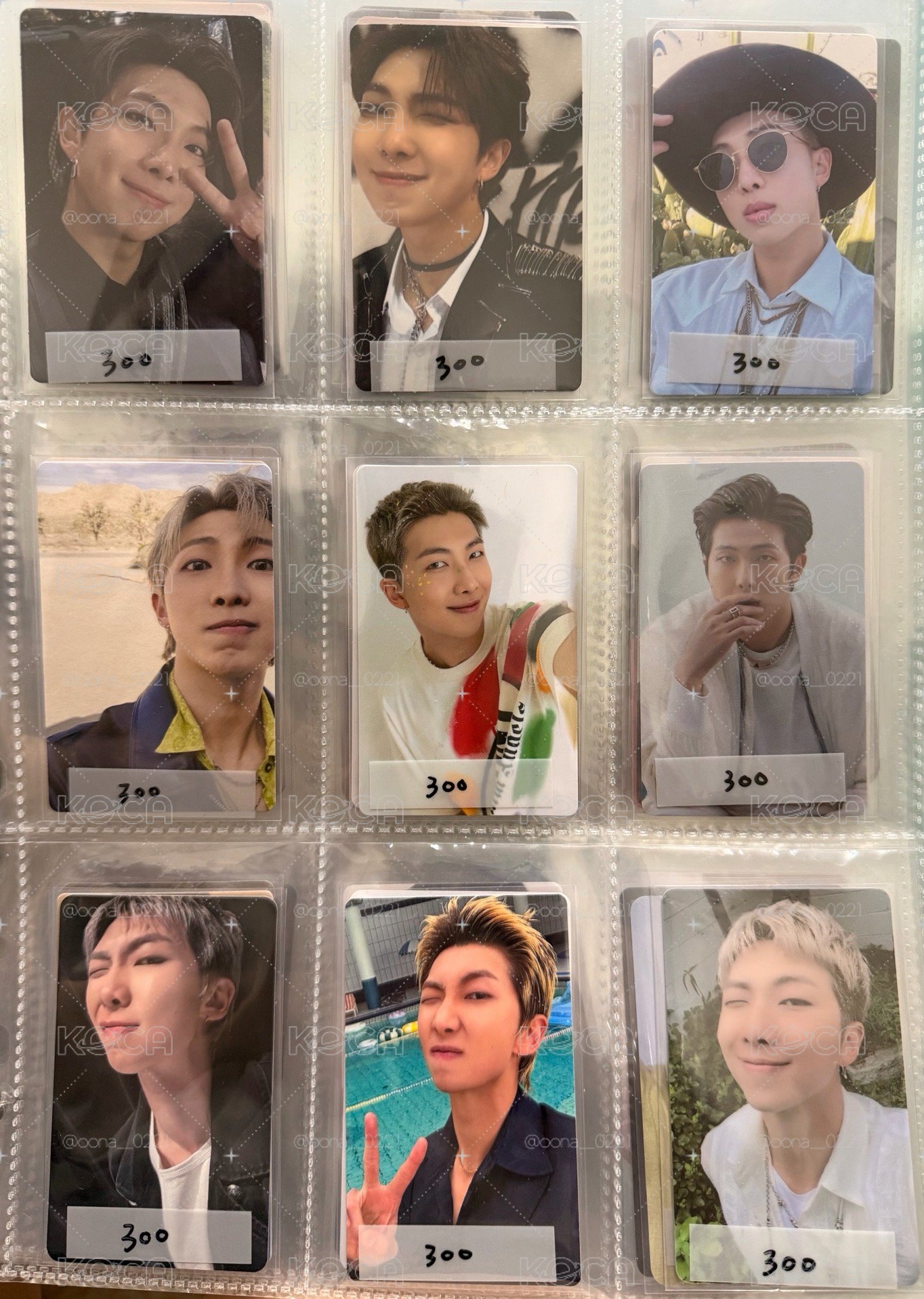 RM 南俊 日咖 幸運卡 特典