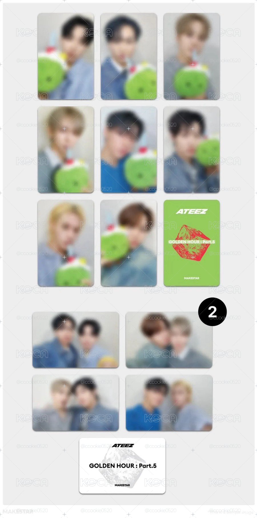 [非現貨］ATEEZ GH5 MS椰子（含專）單人*4+雨傘+尚鍾雙人