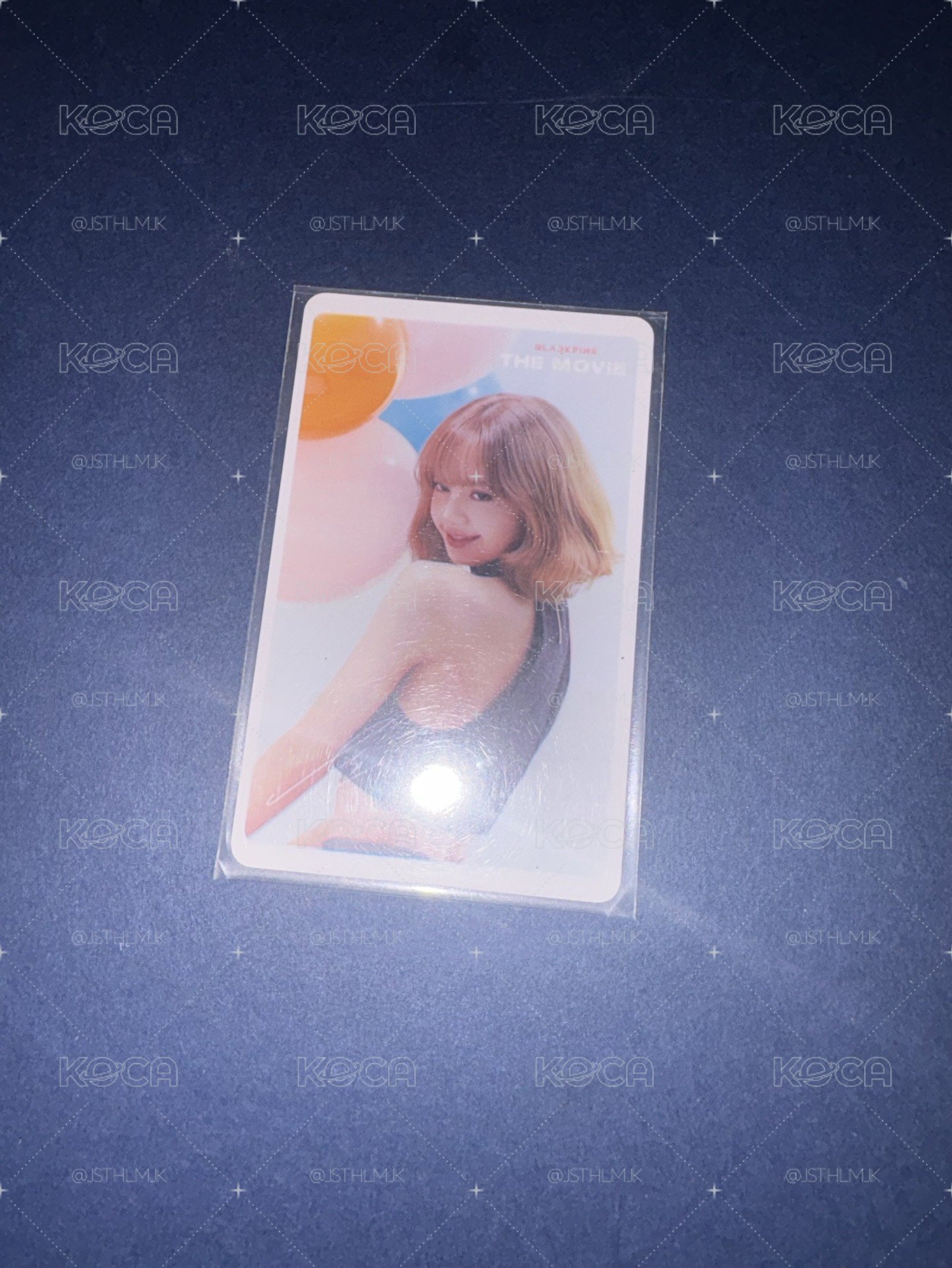 BLACKPINK LISA電影膠片卡